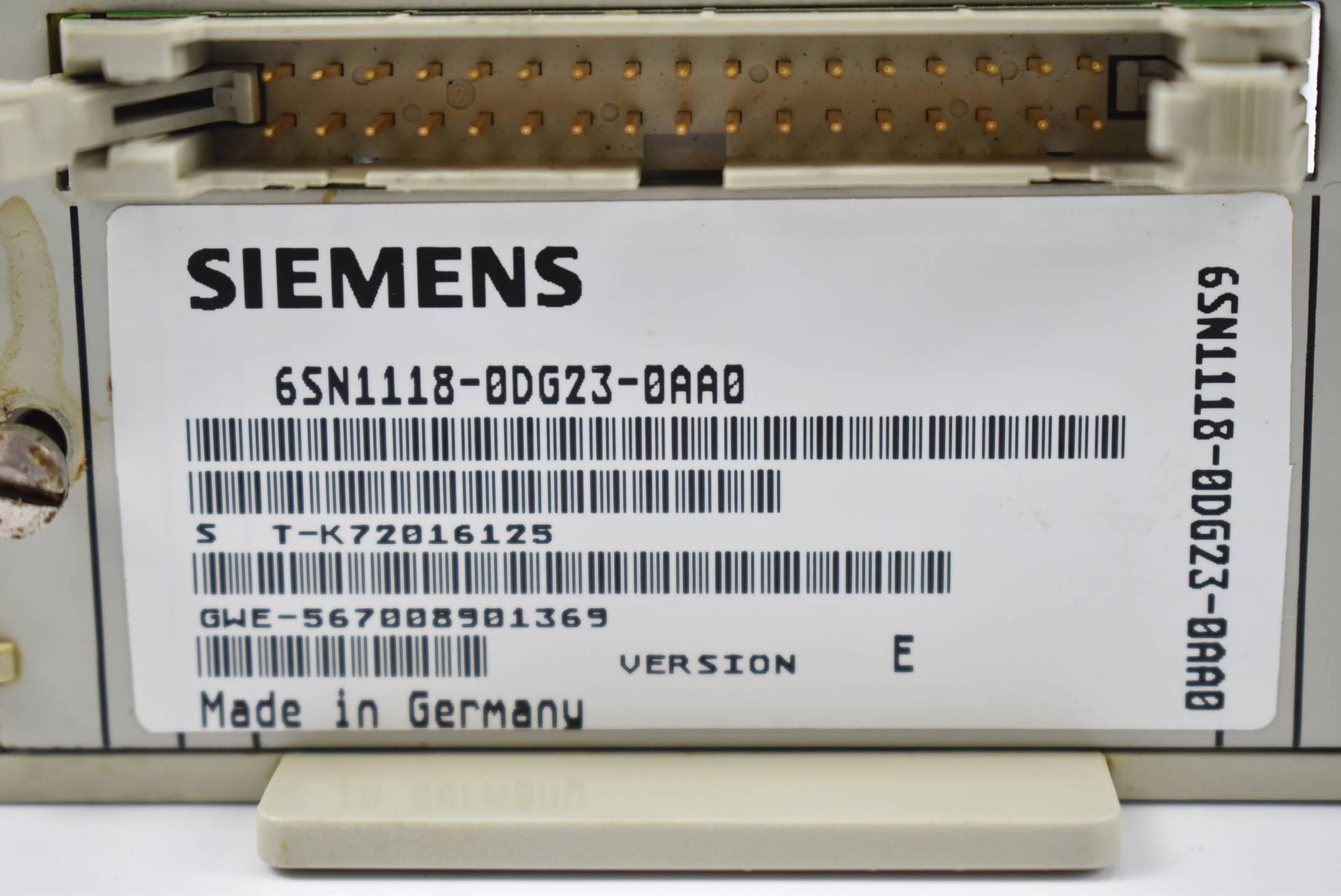 Produktfoto 3 von Siemens simodrive 611-D Regeleinschub 6SN1 118-0DG23-0AA0 ( 6SN1118-0DG23-0AA0 )