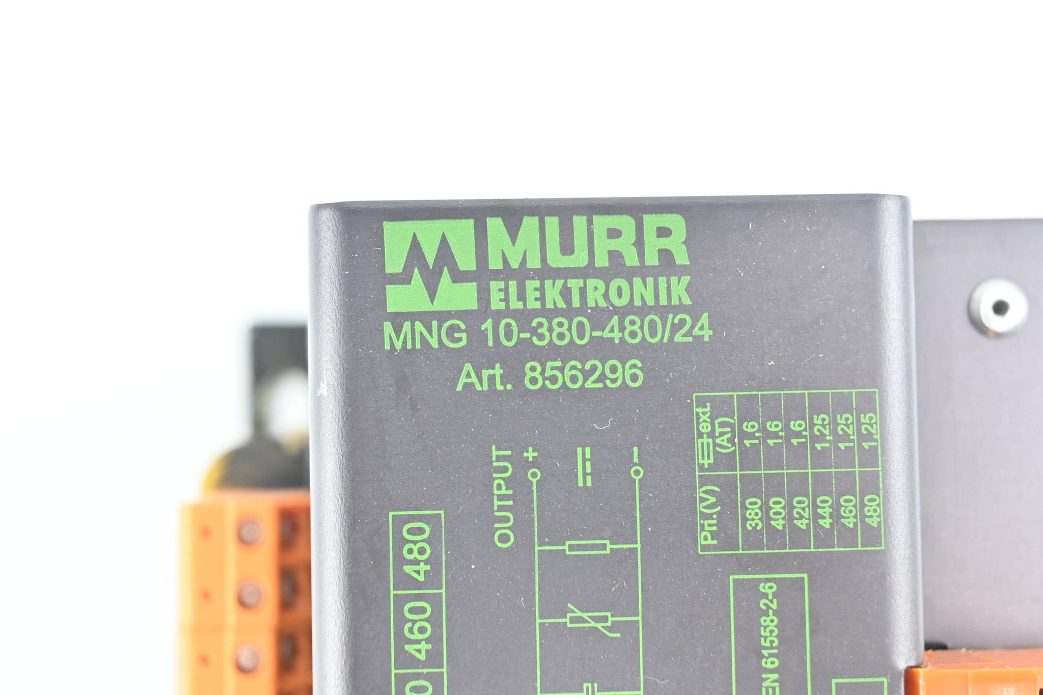 Produktfoto 2 von Murr Elektronik Trafonetzgerät 10-380-480/24 ( 856296 )