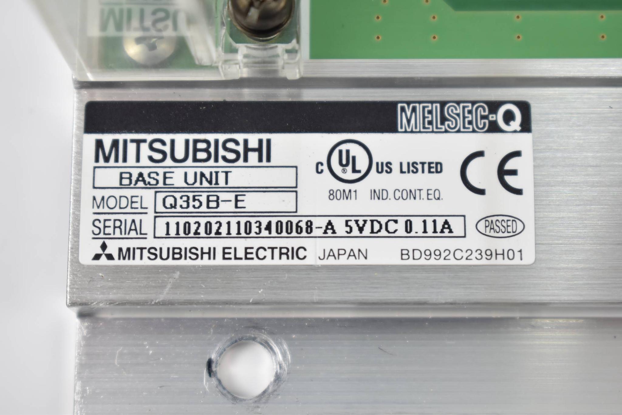 Produktfoto 2 von Mitsubishi Melsec-Q Base Unit Q35B-E ( 5VDC 0,11A )