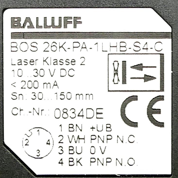 Produktfoto 2 von BALLUFF Lichttaster BOS008E