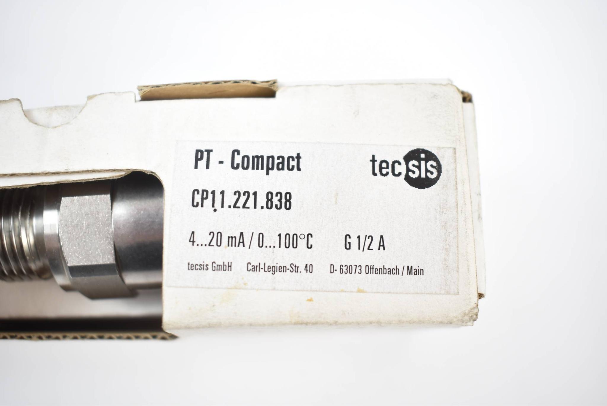 Produktfoto 3 von Tecsis PT-Compact Temperaturregler CP11.221.838 G 1/2 A