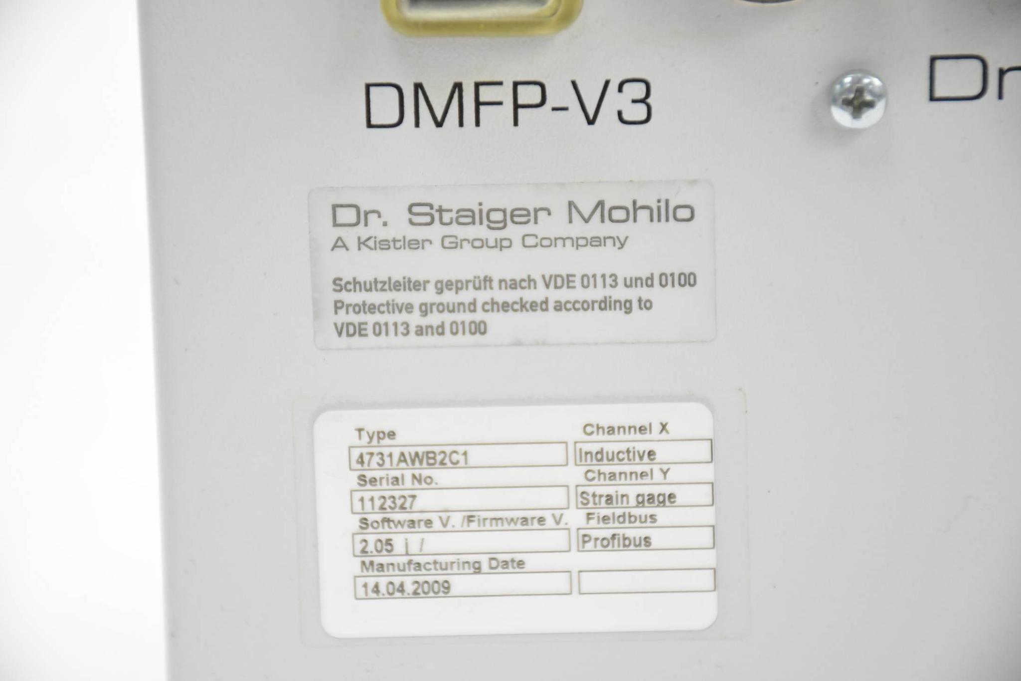 Produktfoto 2 von Kistler Dr. Staiger Mohilo DMF-P V3 4731AWB2C1 ( DMFP-V3 )