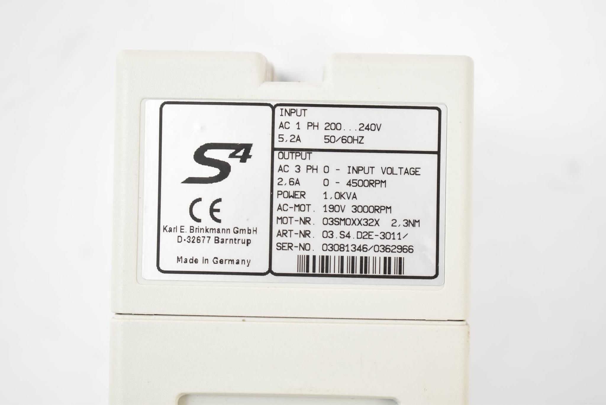 Produktfoto 3 von KEB Combivert Frequenzumrichter 1,0 kVA 03.S4.D2E-3011 ( 03S4D2E-3011 )