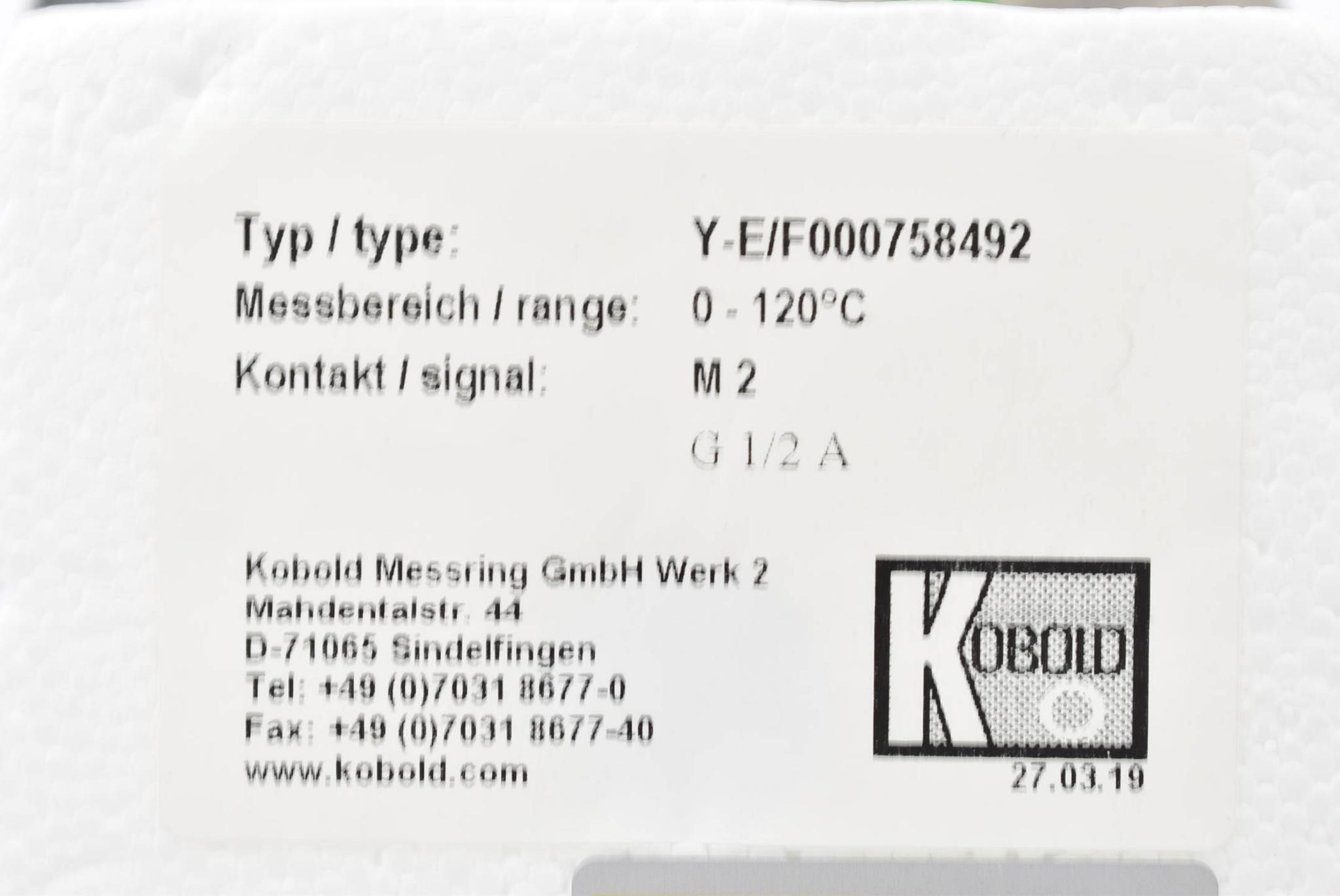 Produktfoto 3 von Kobold Temperaturmesser Y-E/F000758492