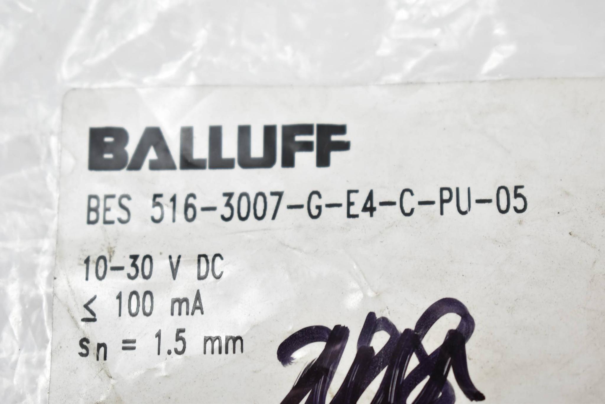 Produktfoto 3 von Balluff Induktiver Standardsensor BES 516-3007-G-E4-C-PU-05