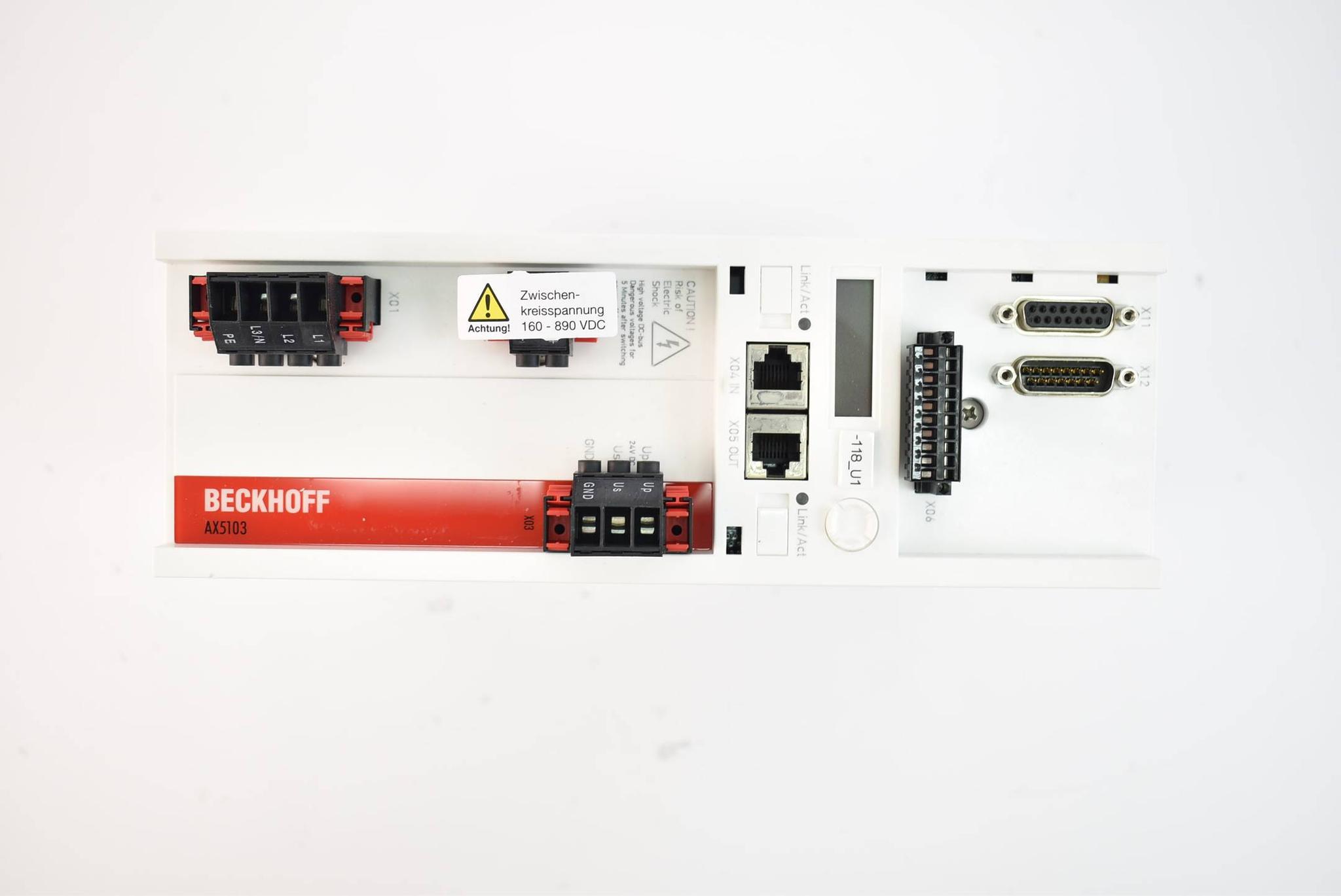 Produktfoto 3 von Beckhoff Digital Kompakt Servoverstärker 1-kanalig AX5103-0000-0200 ( AX 5103 )