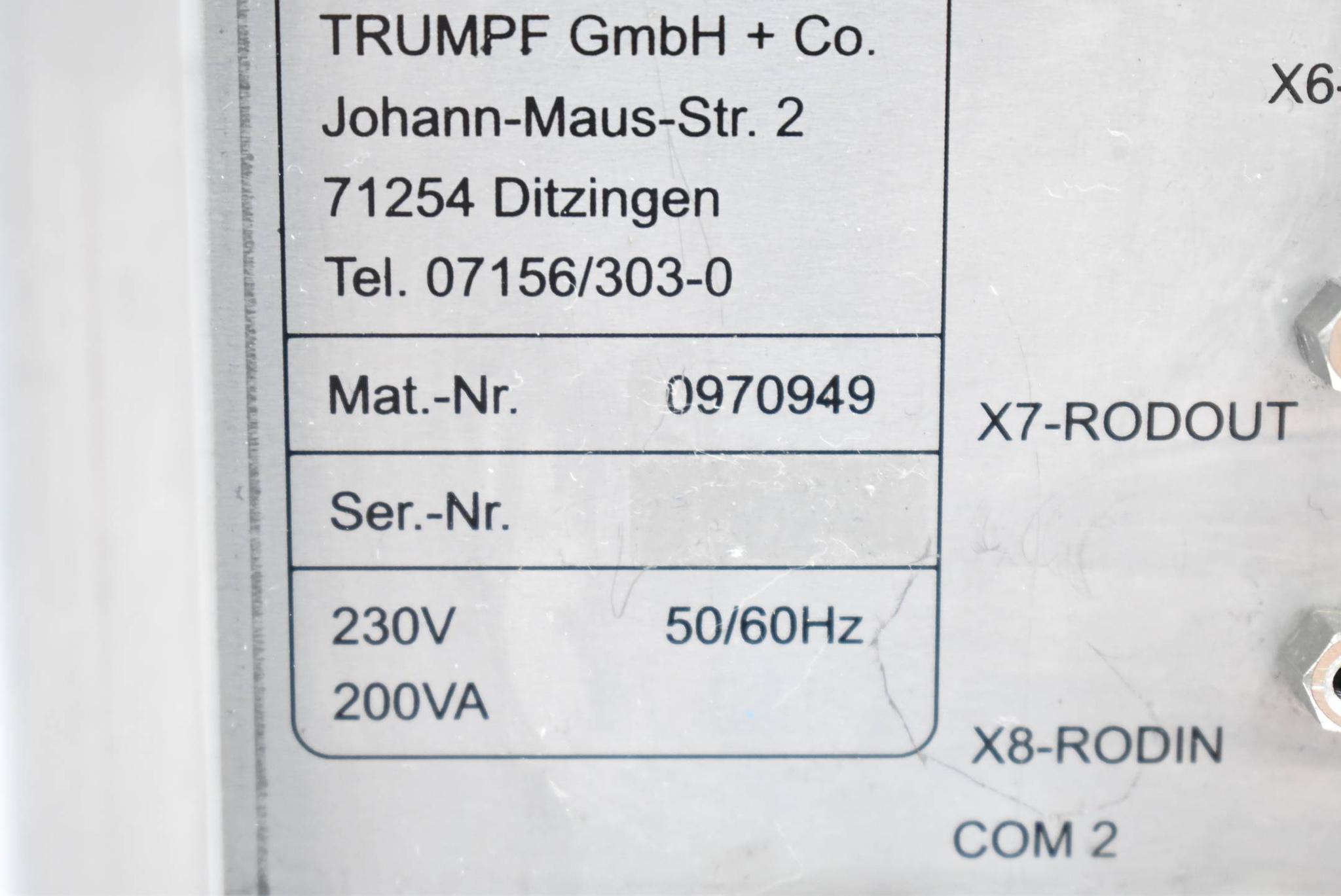 Produktfoto 3 von Trumpf Controller TSD V 1.81 ( 0970949 )