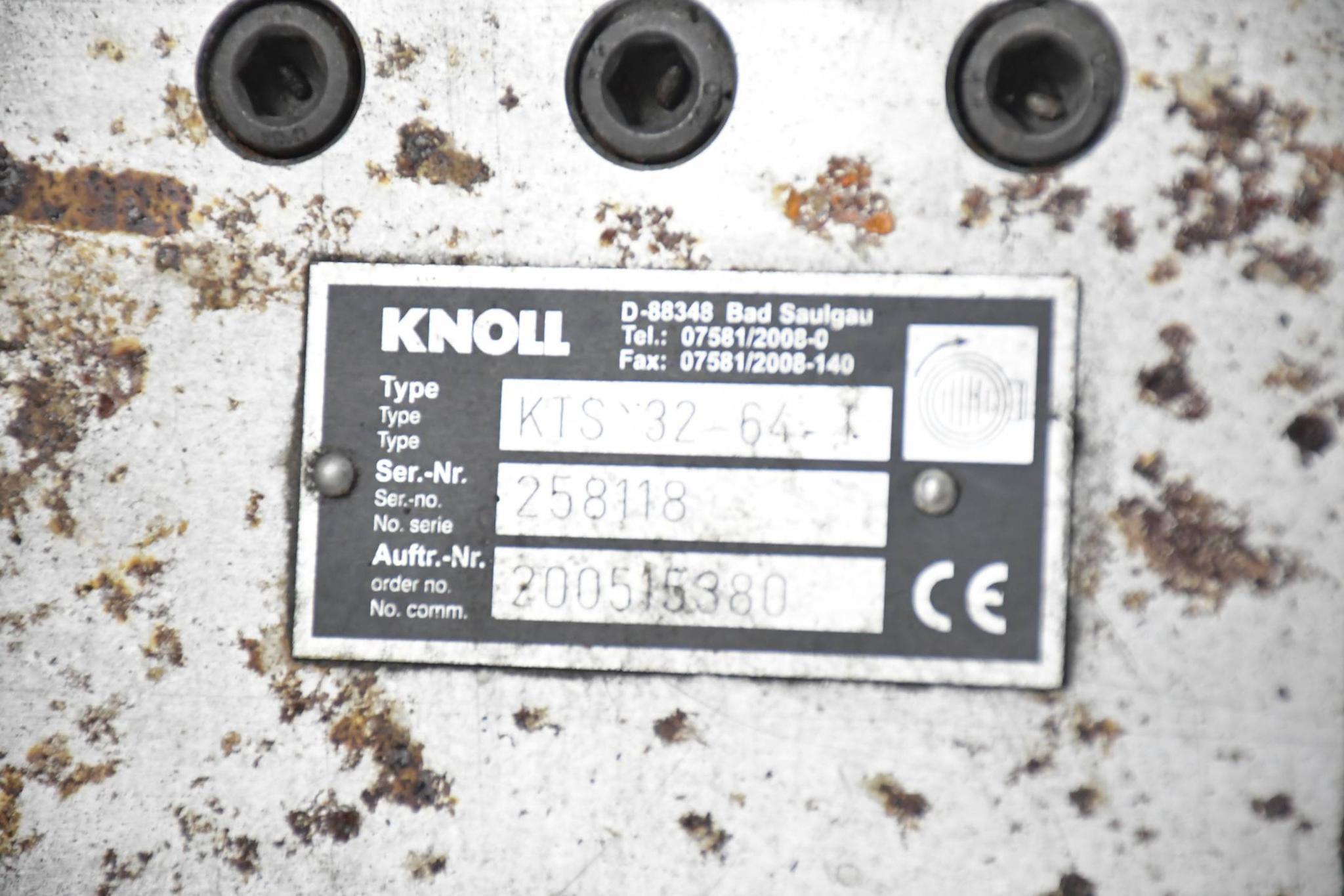 Produktfoto 2 von Knoll Maschinenbau Schraubenspindelpumpe KTS 32-64-T ( 200515380 )