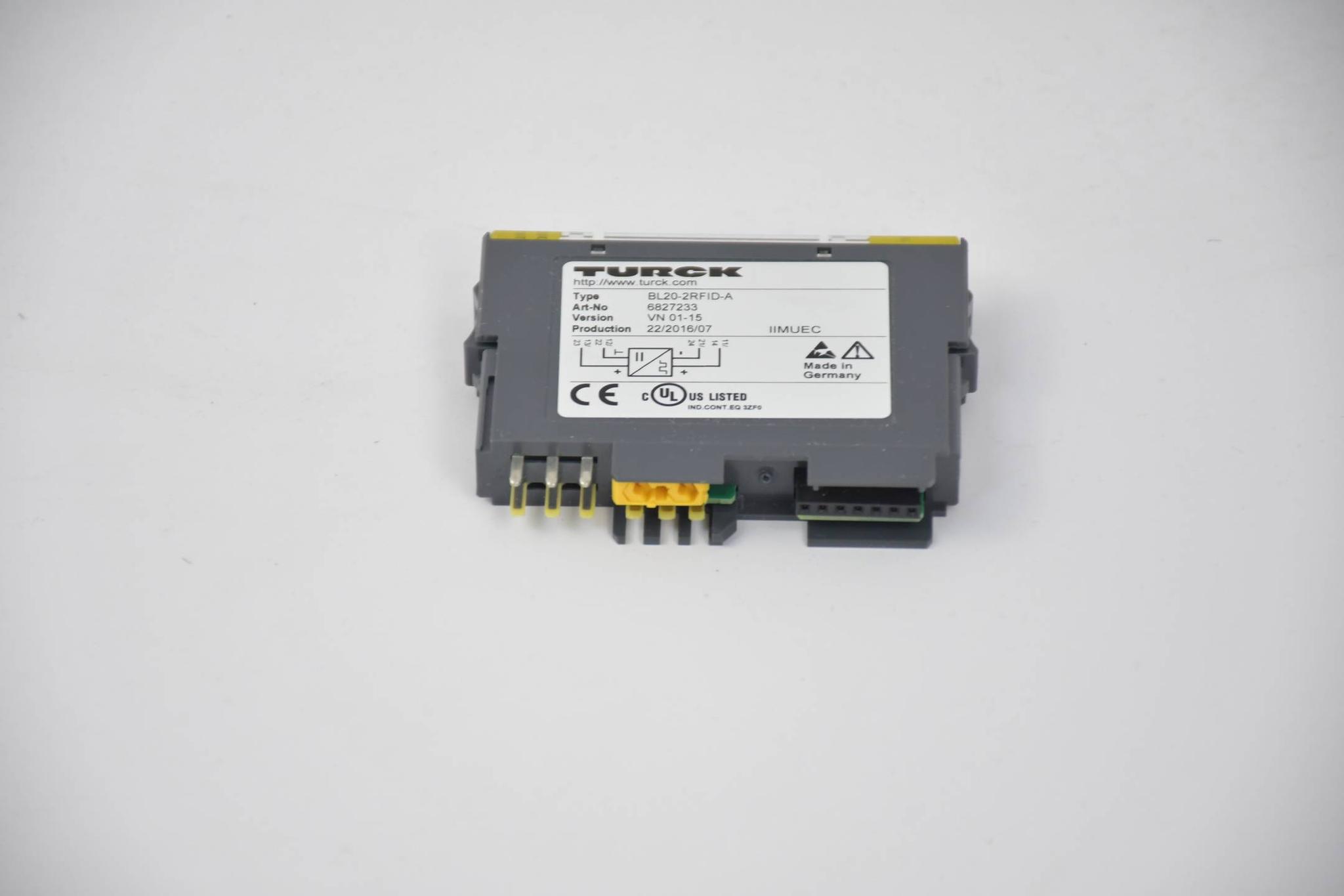 Produktfoto 1 von Turck BL20 Elektronik RFID A Zyklisch BL20-2RFID-A ( 6827233 )