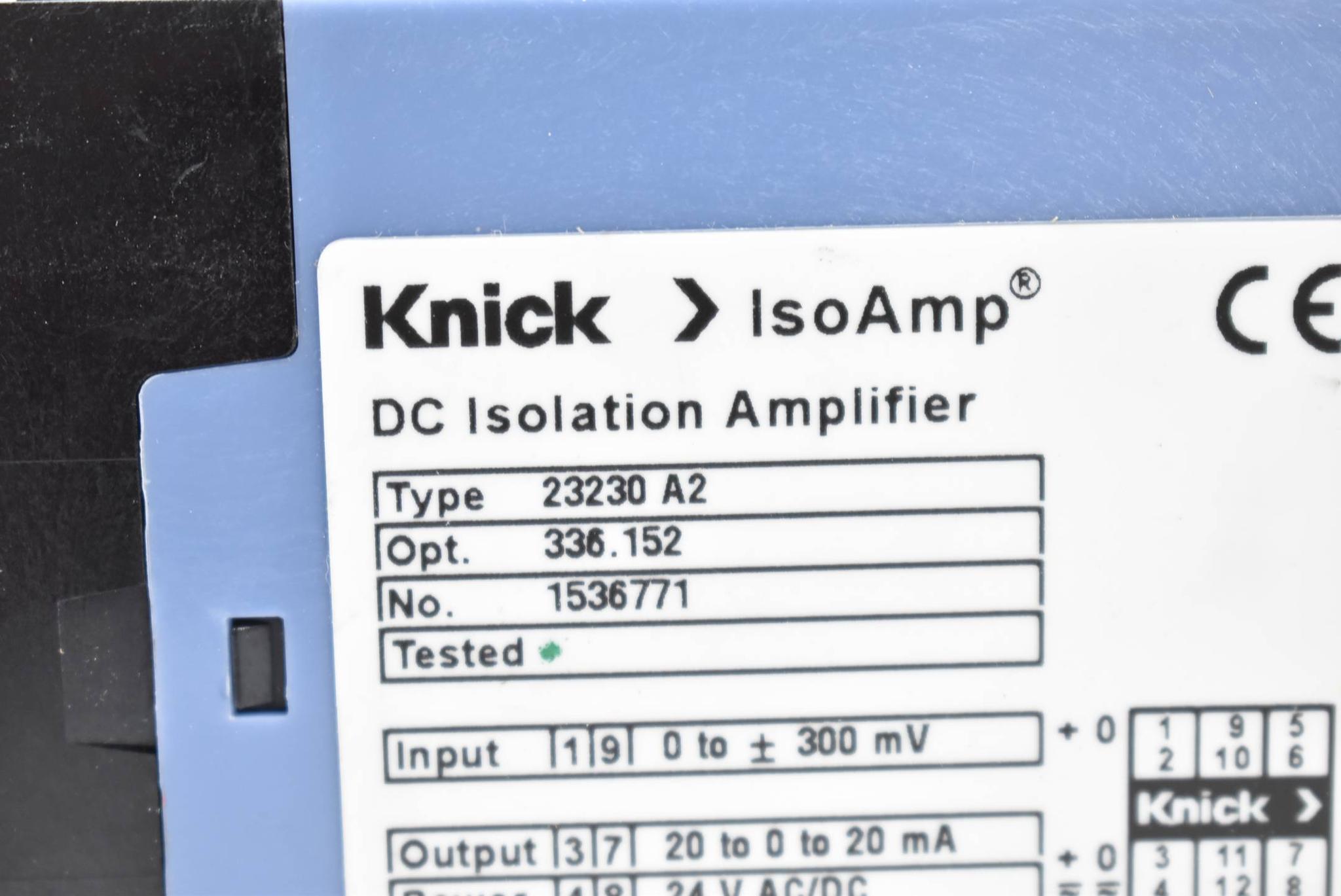 Produktfoto 2 von Knick IsoAmp DC Isolation Amplifier 23230 A2 ( 23230A2 ) 336.152