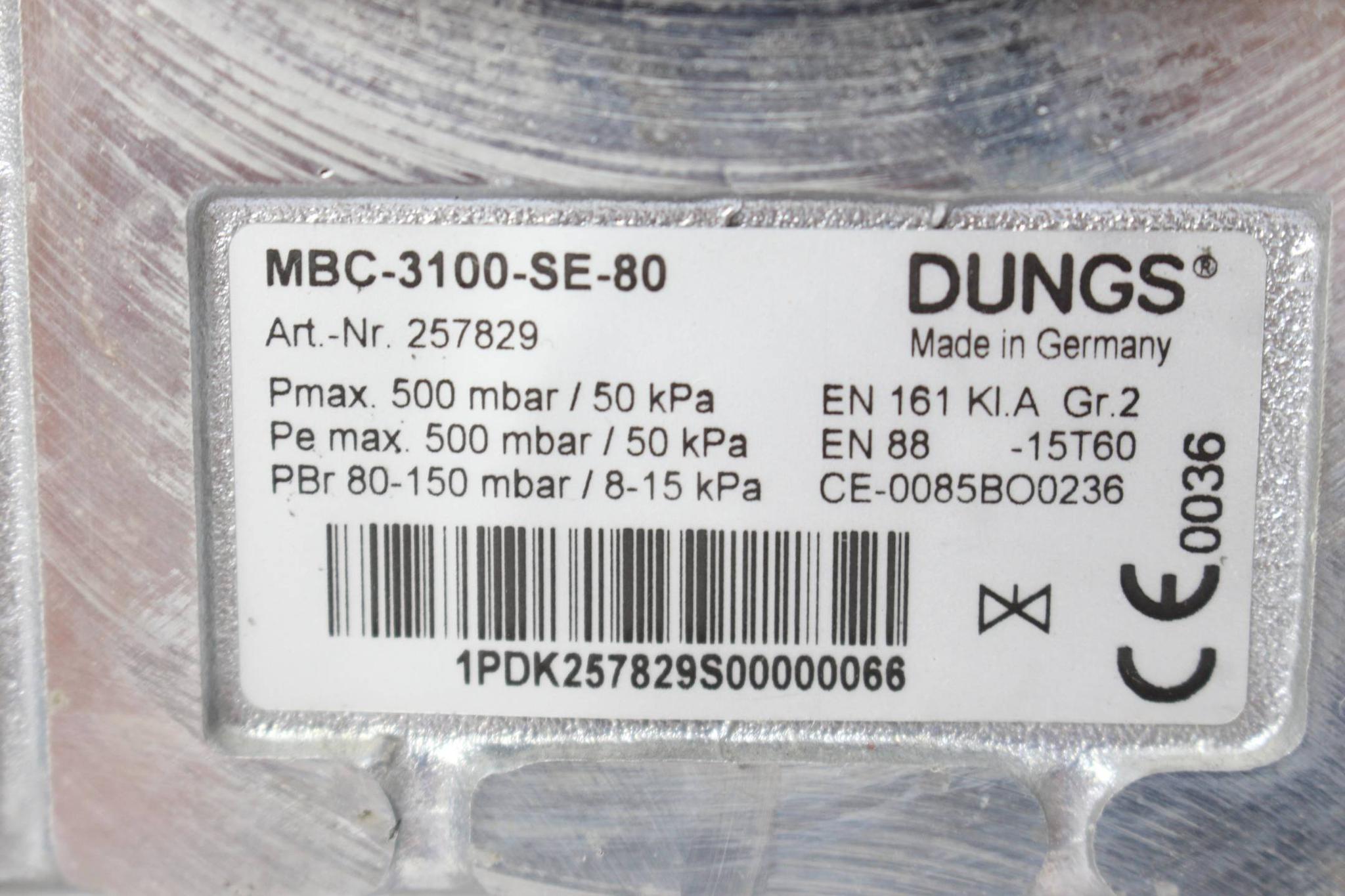 Produktfoto 2 von Dungs Servo-Druckregler MBC-3100-SE-80 ( 257829 )