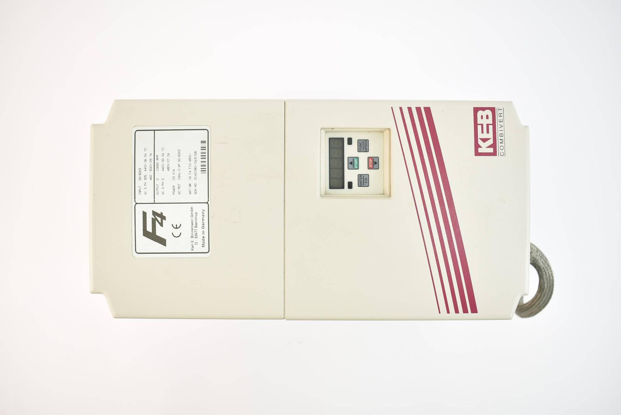 Produktfoto 2 von KEB Combivert F4 Drive Frequenzumrichter 23 KVA 50-60Hz 16.F4.F1G-4R01