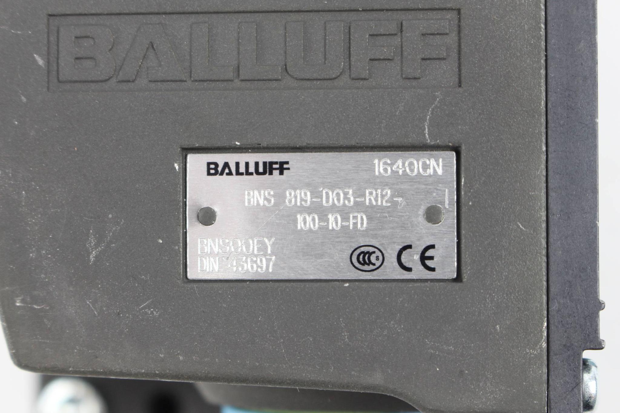 Produktfoto 3 von Balluff Reihenpositionsschalter BNS 819-D03-R12-100-10-FD inkl. Halterung