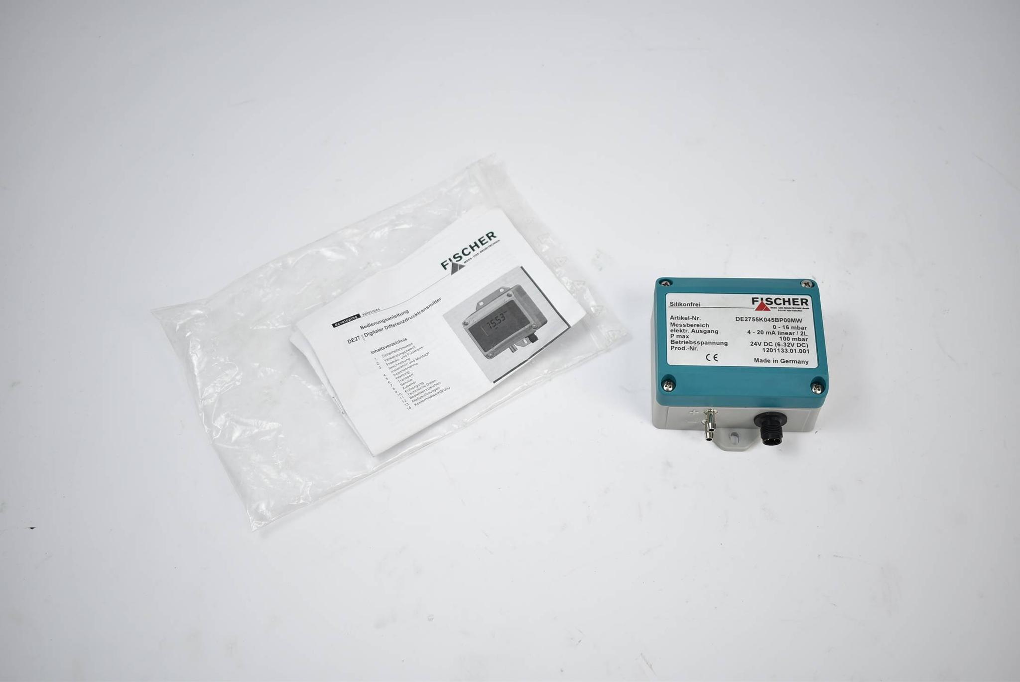 Produktfoto 1 von Fischer Digitaler Differenzdrucktransmitter DE2755K045BP00MW