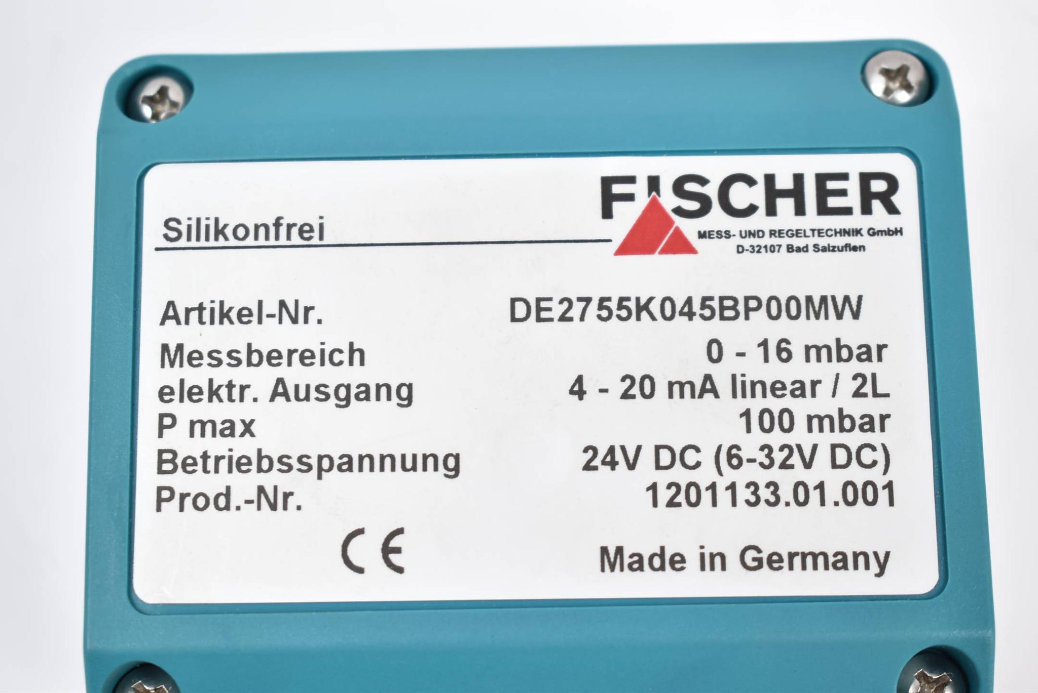 Produktfoto 4 von Fischer Digitaler Differenzdrucktransmitter DE2755K045BP00MW