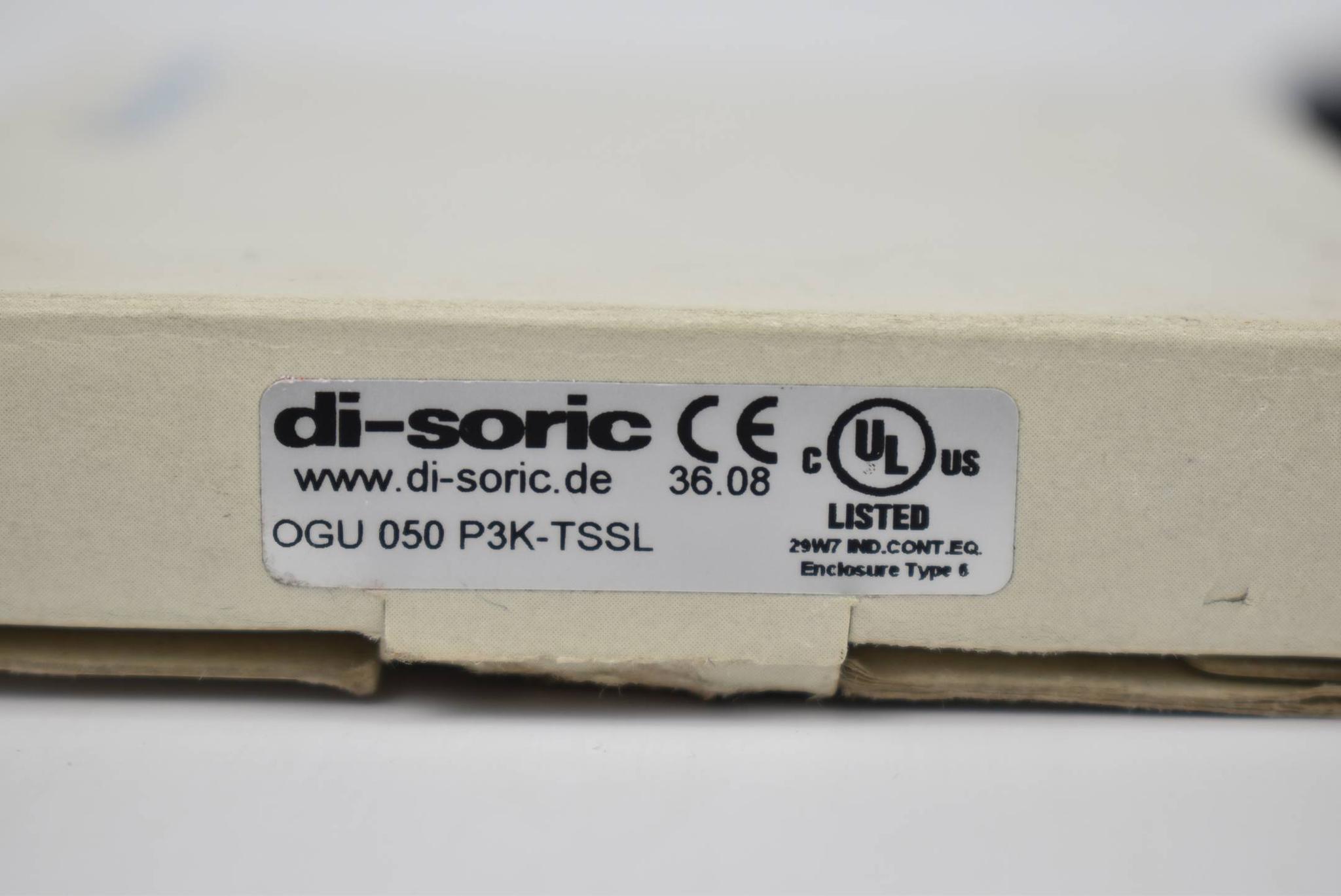 Produktfoto 2 von Datalogic di-soric Gabellichtschranke OGU 050 P3K-TSSL ( 10-35VDC 200mA )