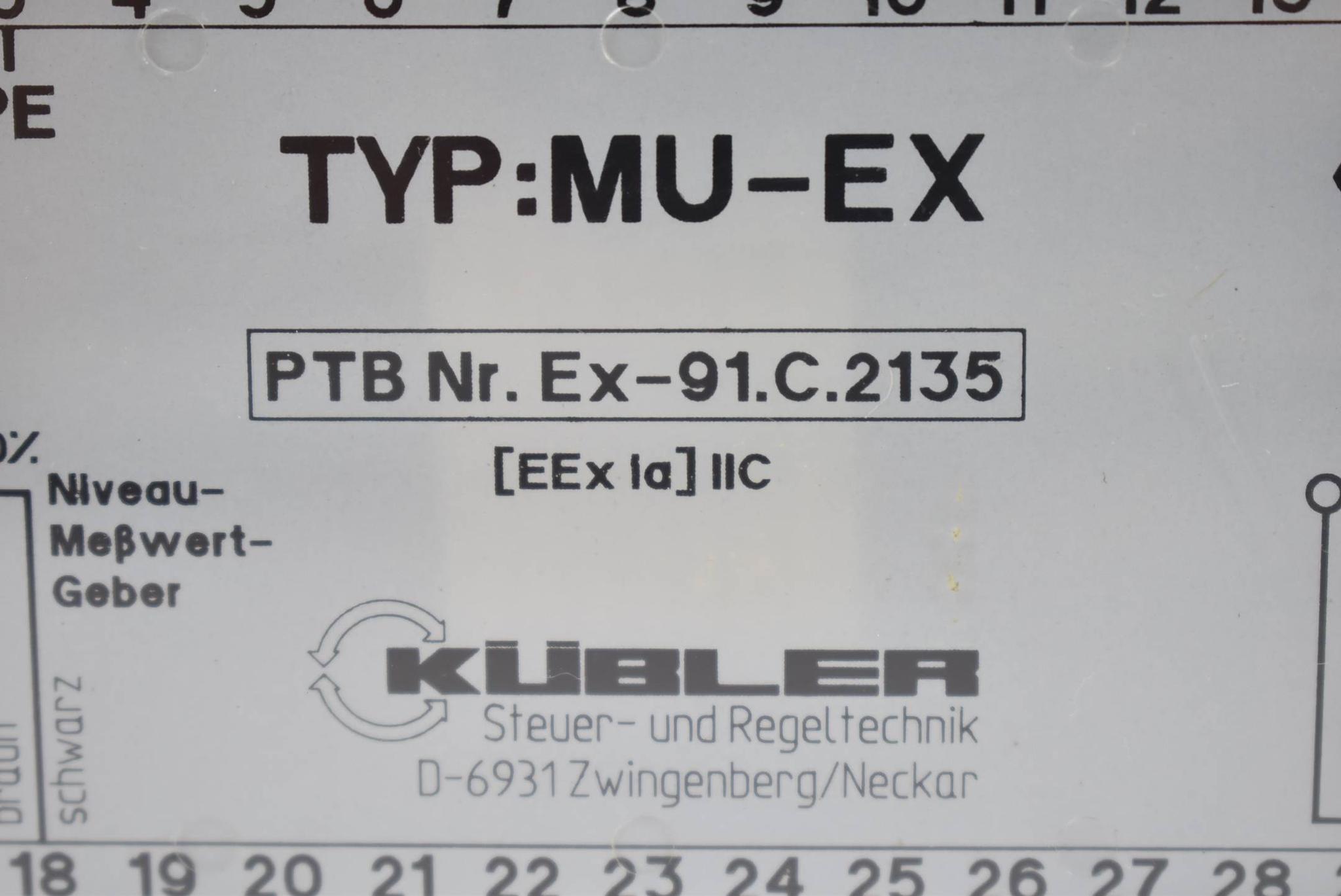 Produktfoto 3 von Kübler MU-EX Messwertgeber Ex-91.C.2135 ( 220V 4-20mA )