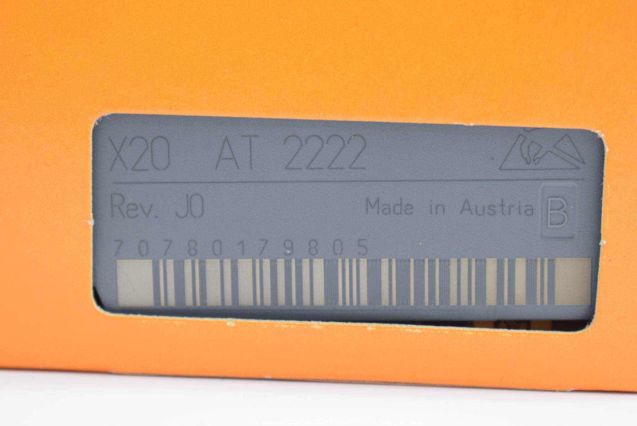 Produktfoto 1 von B&R Automation Temperatur Eingangsmodul X20 AT 2222 ( X20AT2222 ) Rev. J0