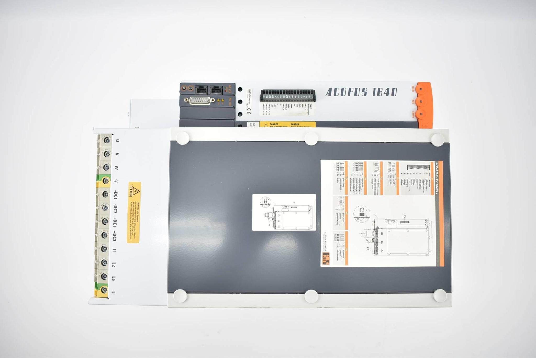 Produktfoto 1 von B&R ACOPOS Servoverstärker 8V1640.00-2 ( Rev. VF ) inkl. AC112 und AC112 Karten