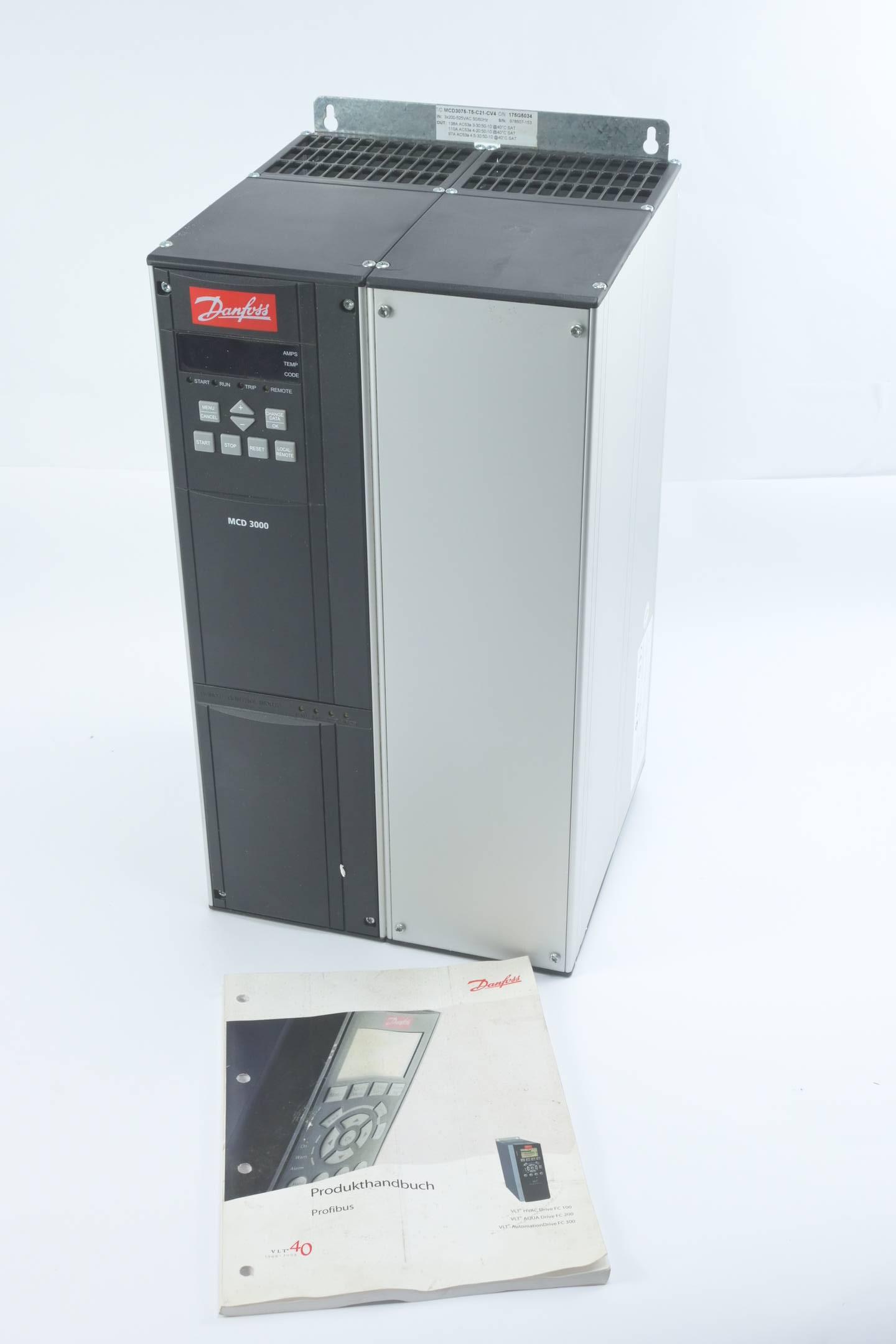 Produktfoto 1 von Danfoss Softstarter MCD3075-T5C21-CV4 ( 175G5038 )