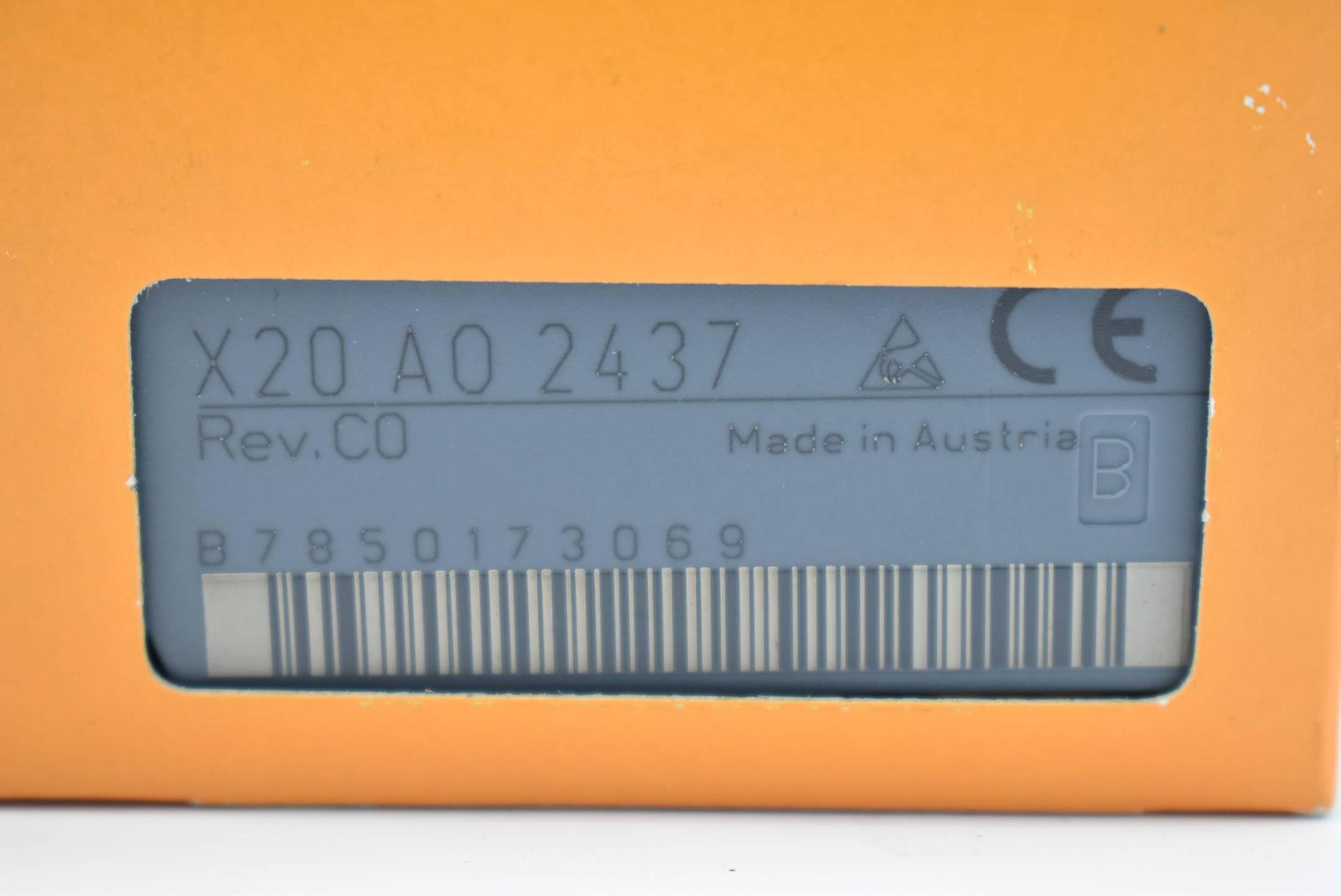 Produktfoto 1 von B&R automation anal. Ausgangsmodul X20 AO 2437 ( X20AO2437 ) X20 A0 2437 Rev. C0