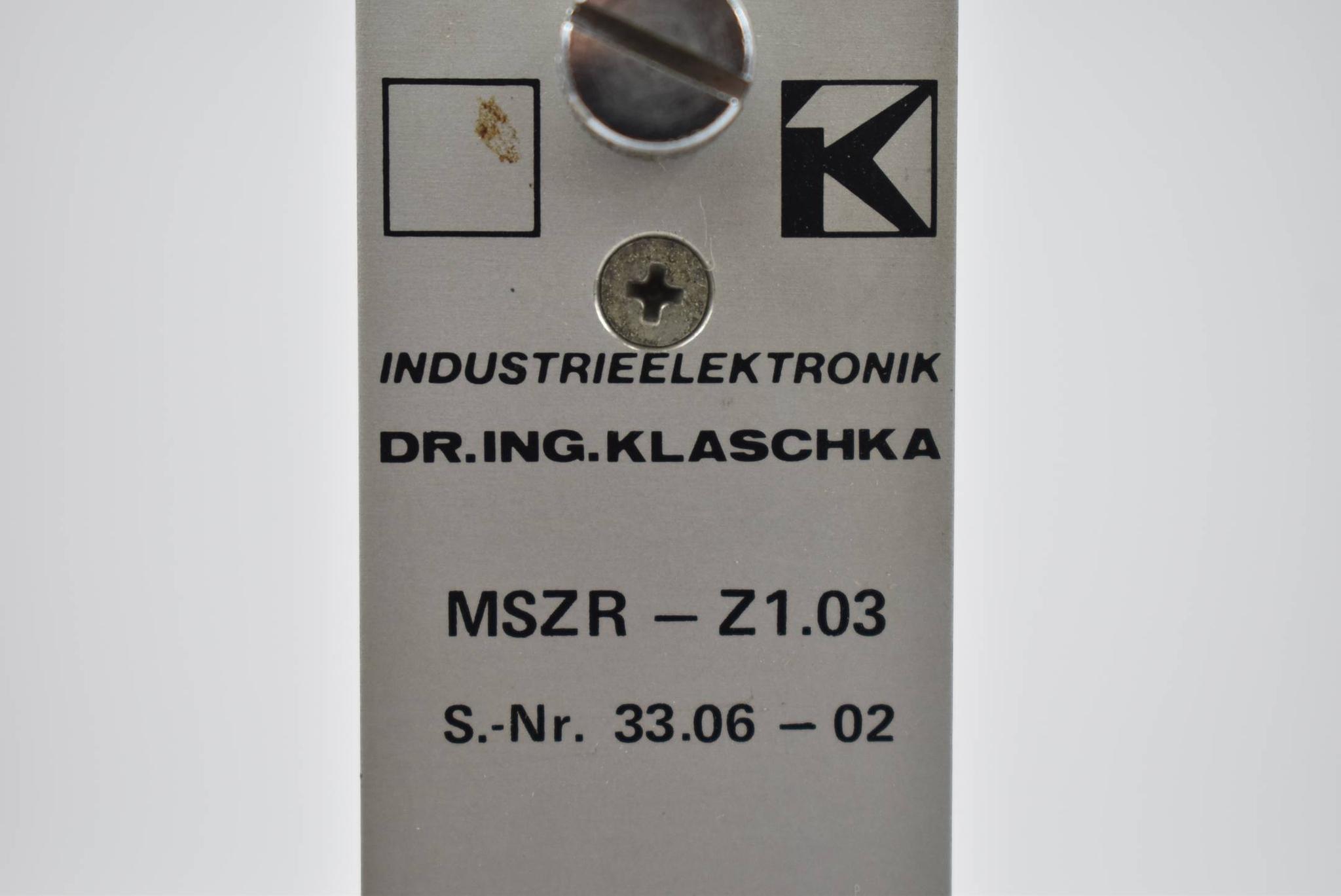 Produktfoto 3 von Klaschka Industrieelektronik MSZR-Z1.03 Karte