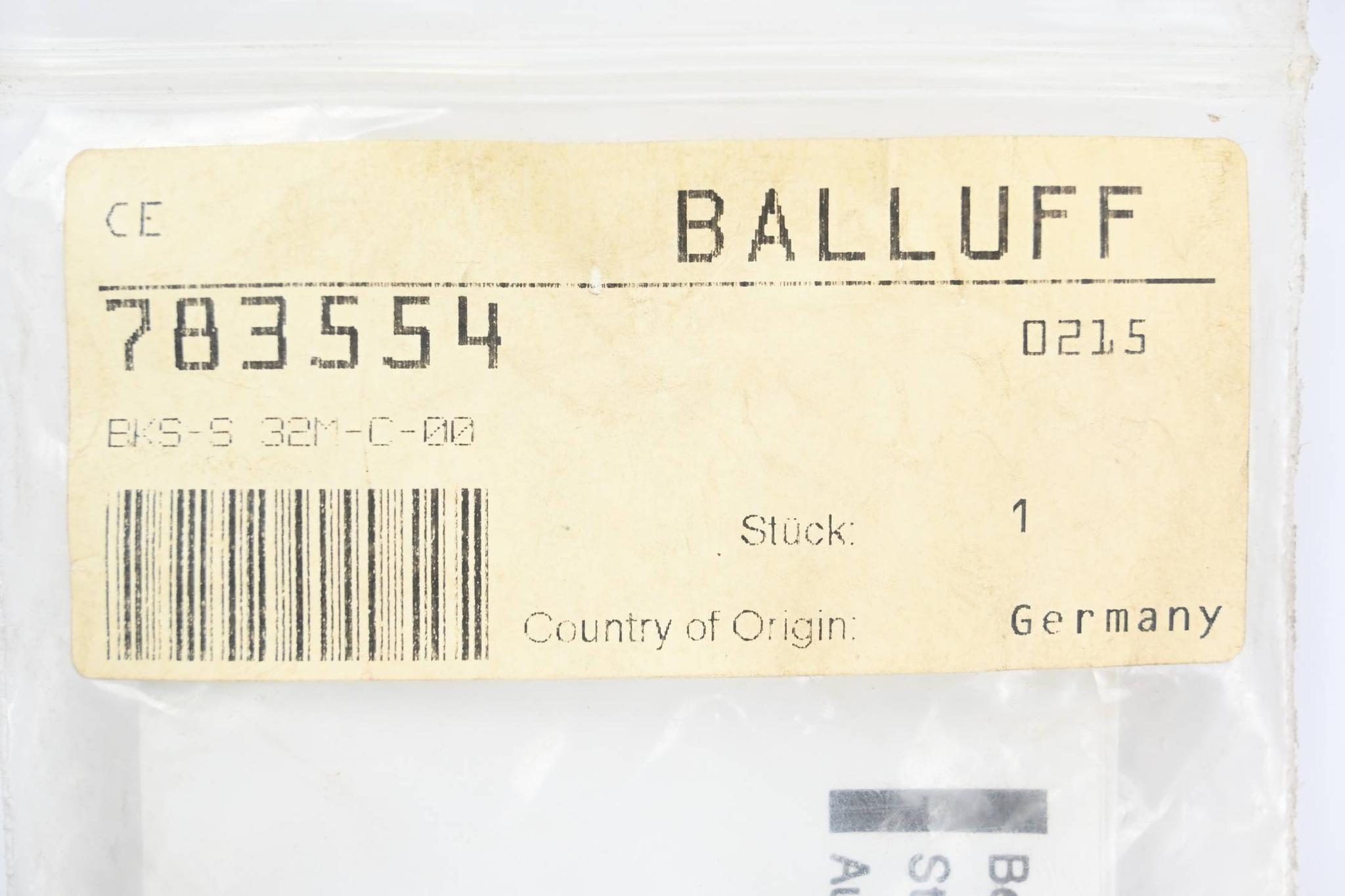 Produktfoto 2 von Balluff Steckverbinder BCC00UH ( BKS-S 32M-C-00 )