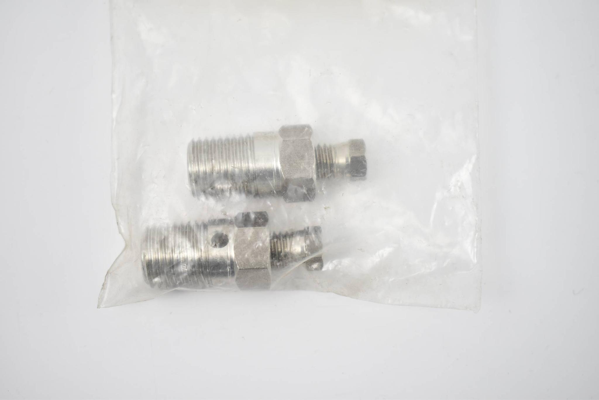 Entlüftungs-Ventil 2 Stück 943165-1200 ( 1/4-18 NPT - 1.4404 )