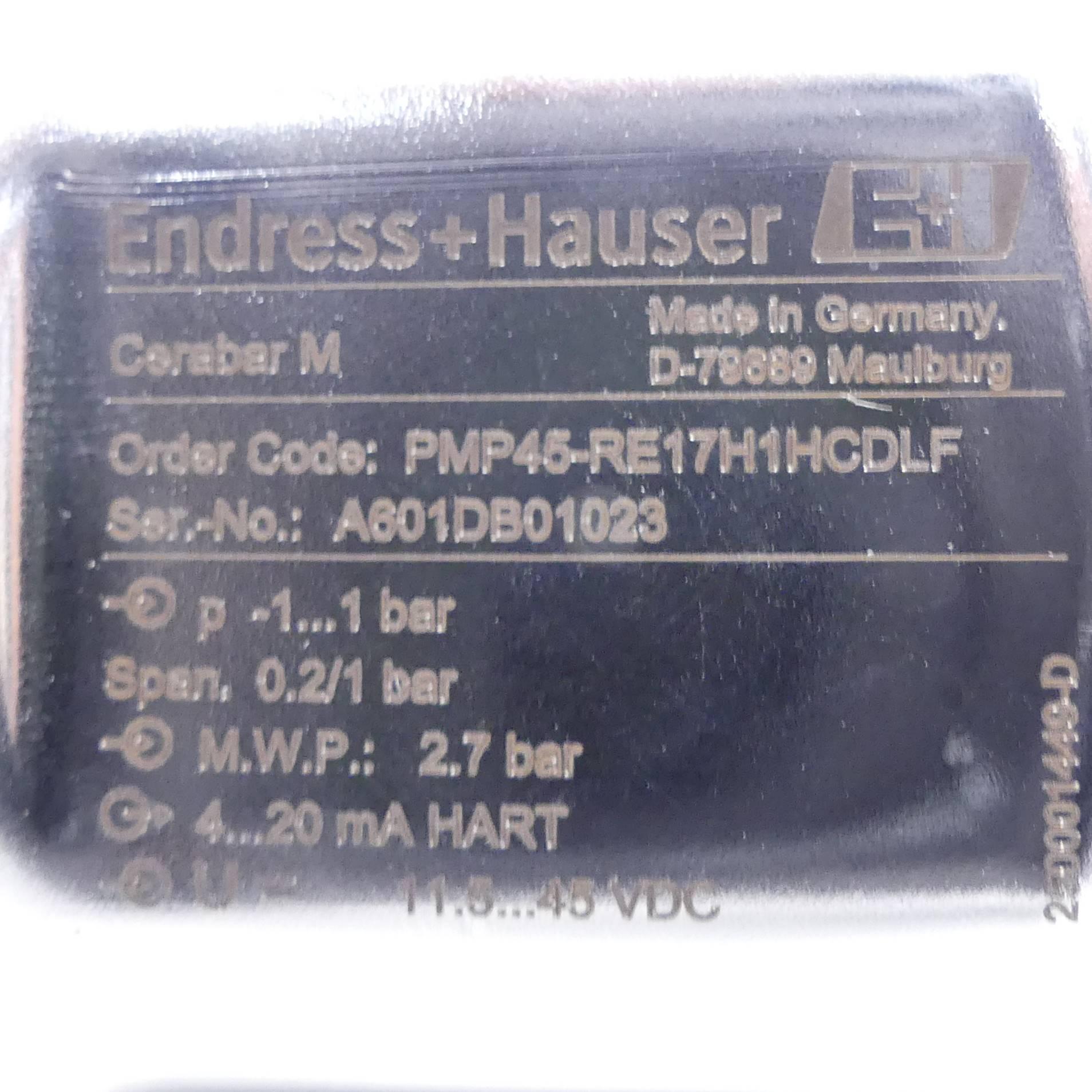 Produktfoto 2 von ENDRESS+HAUSER Cerabar M PMP45-RE17H1HCDLF