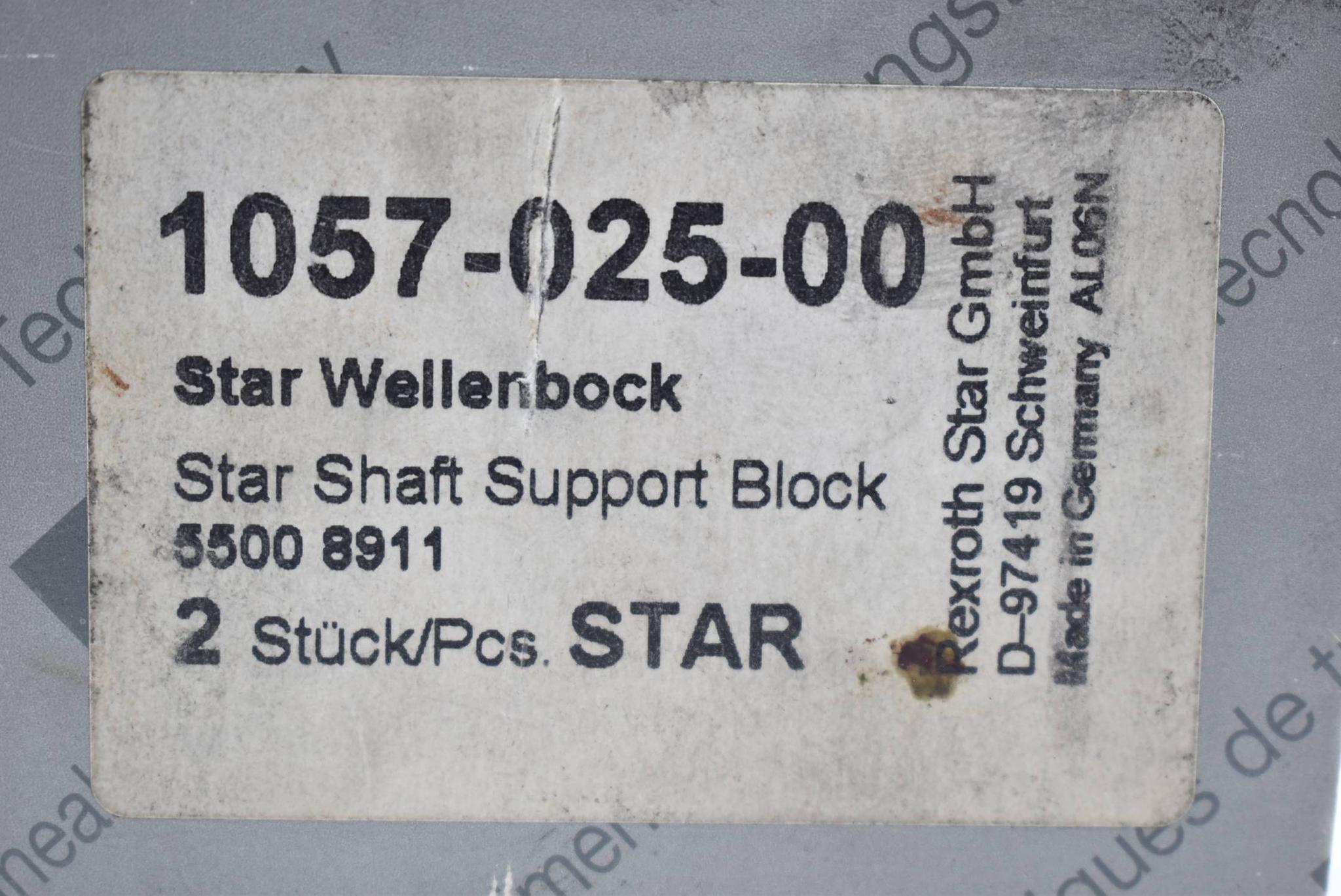 Produktfoto 2 von Star Wellenbock Stützblock 1057-025-00 ( 105702500 ) VE 2 Stück