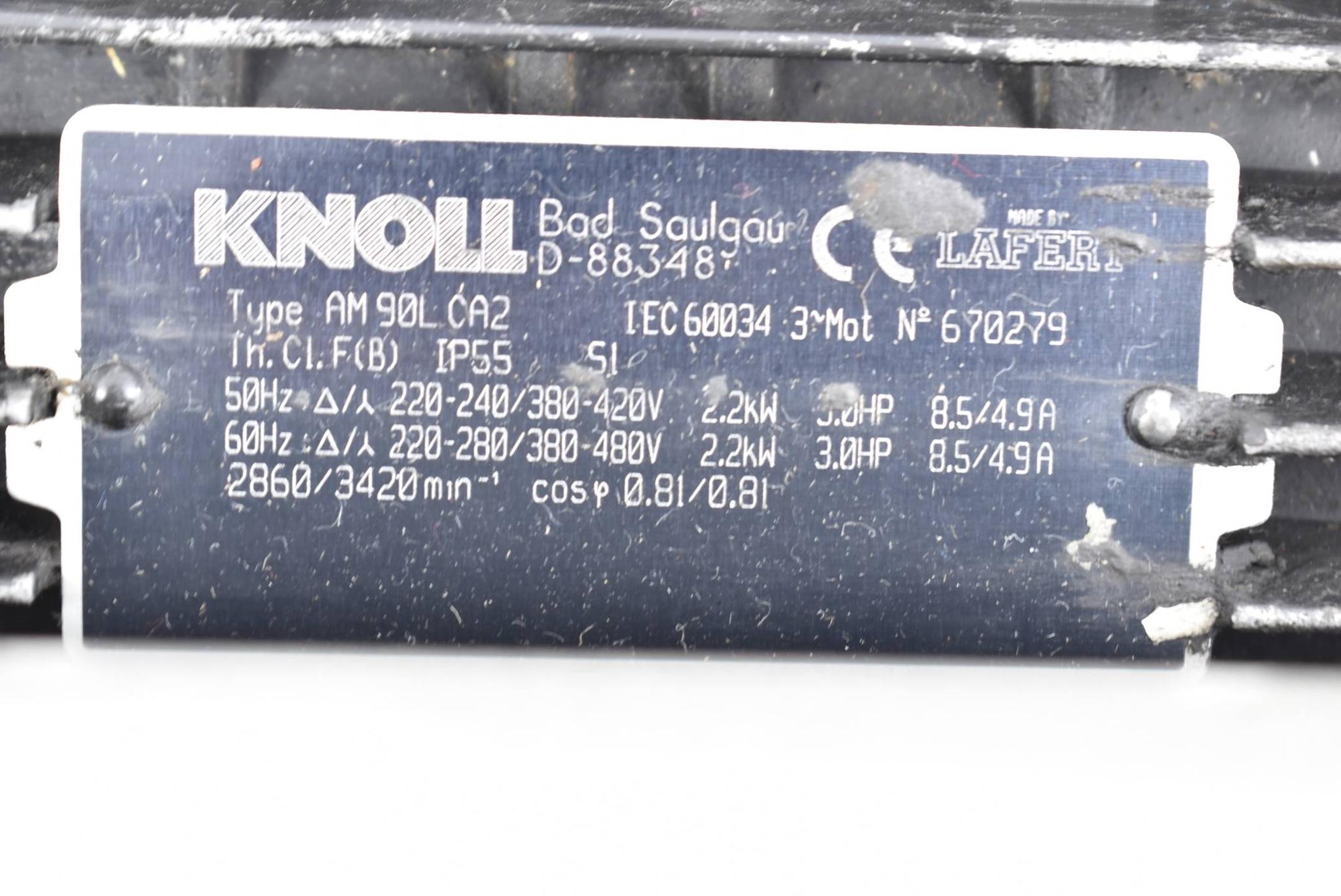 Produktfoto 2 von Knoll Kreiselpumpe AM90LCA2 ( TG 40-20/22285 ) 2,2 kW