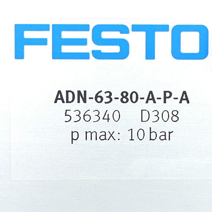 Produktfoto 2 von FESTO Kompaktzylinder ADN-63-80-A-P-A