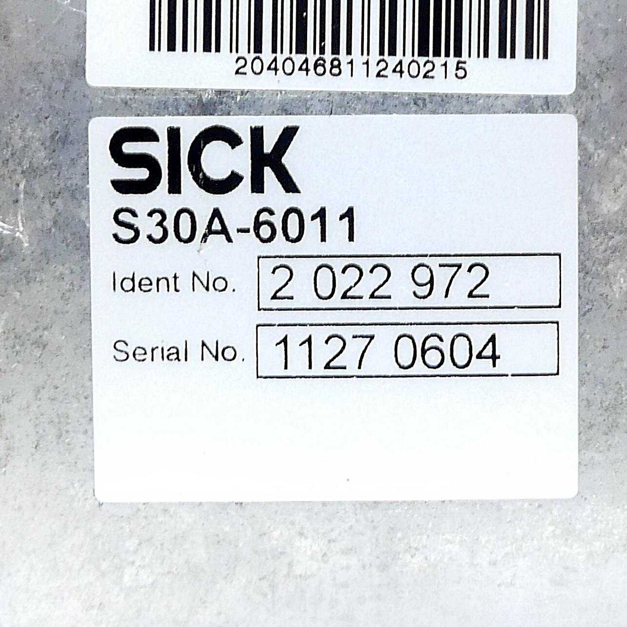 Produktfoto 2 von SICK Sicherheitslaserscanner S30A-6011XX