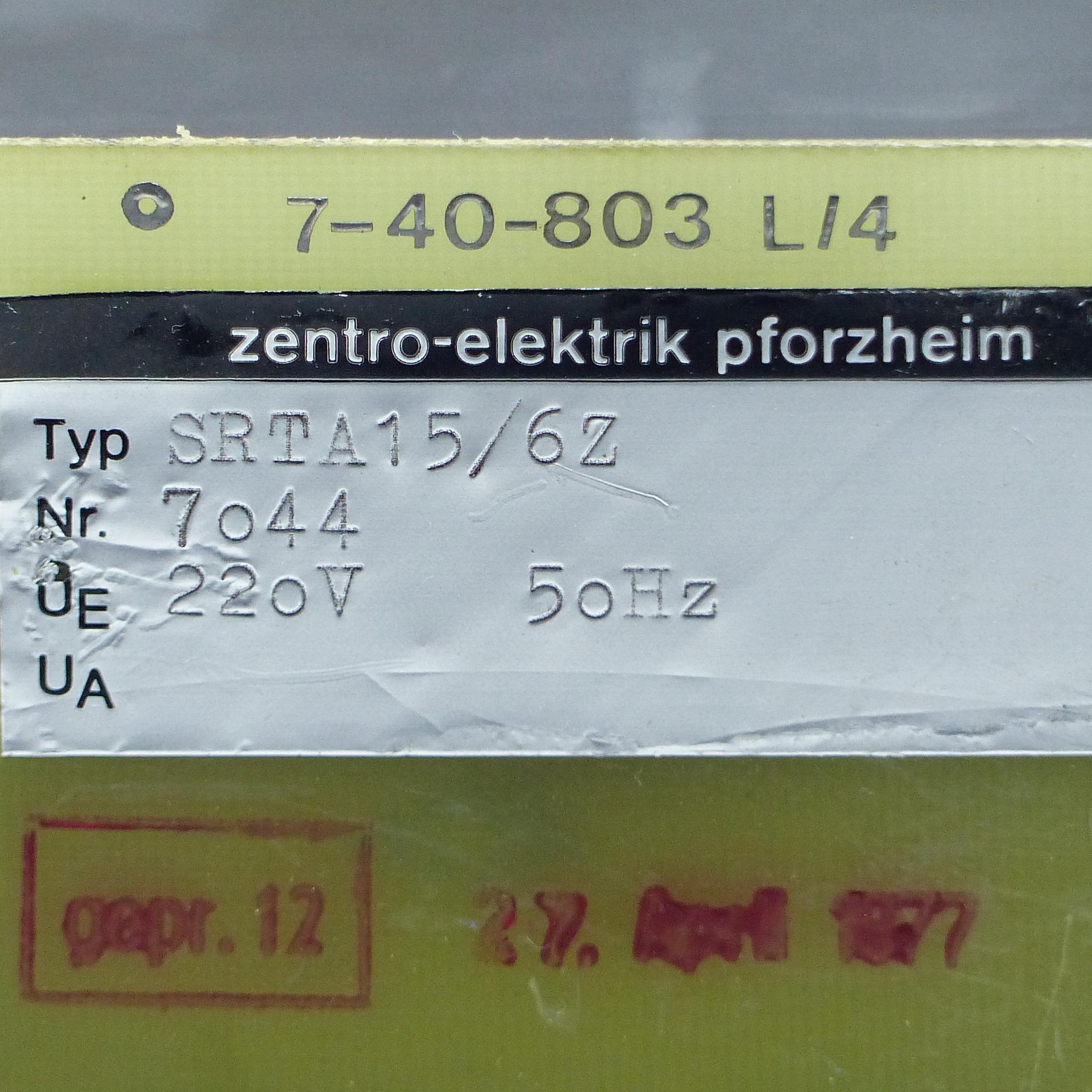 Produktfoto 2 von ZENTRO-ELEKTRIK Netzgerät SRTA15/6Z