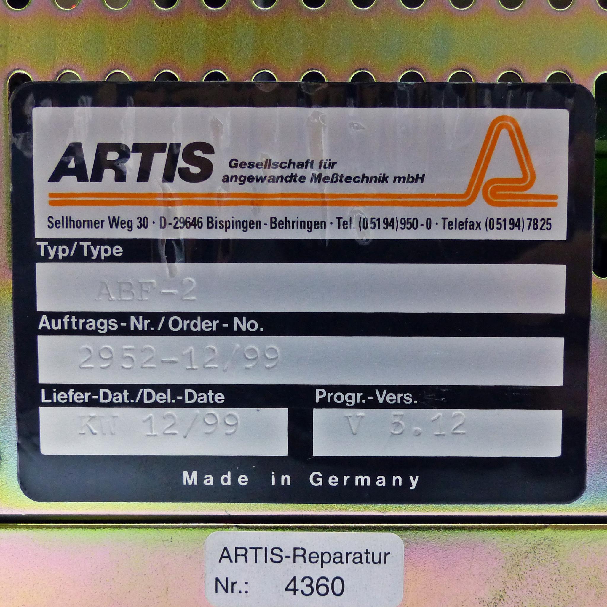 Produktfoto 2 von ARTIS Process Monitor ABF-2