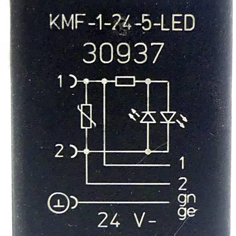 Produktfoto 2 von FESTO 2 Stück Steckdosenleitungen KMF-1-24DC-5-LED