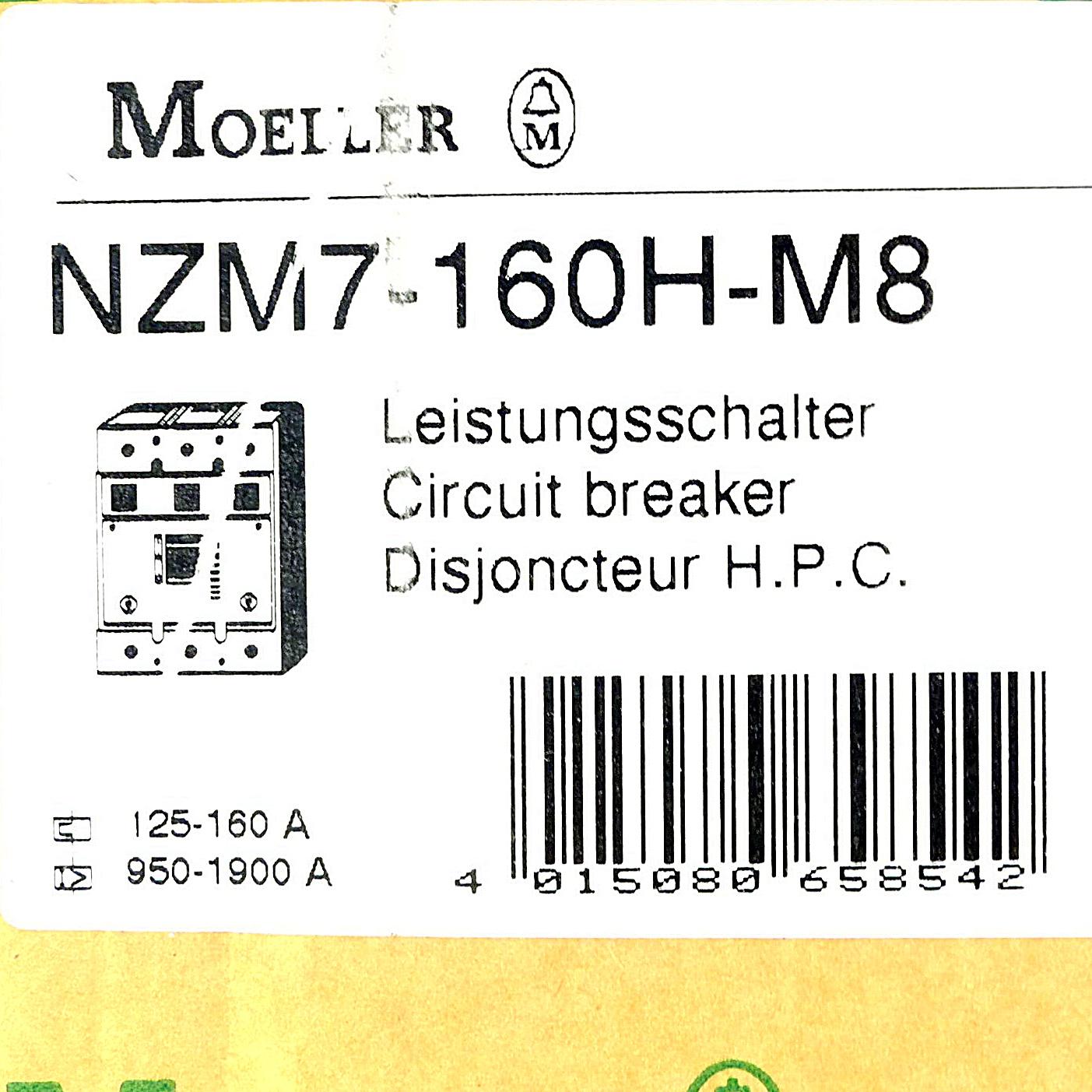 Produktfoto 2 von MOELLER Leistungsschalter NZM7-160H-M8