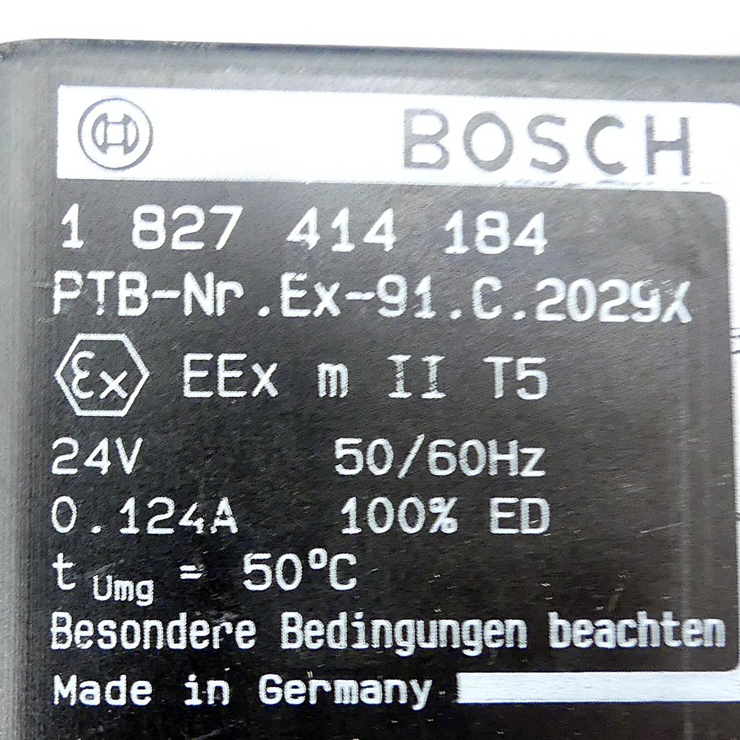 Produktfoto 2 von BOSCH Magnetventil mit Kabel 1 827 414 184