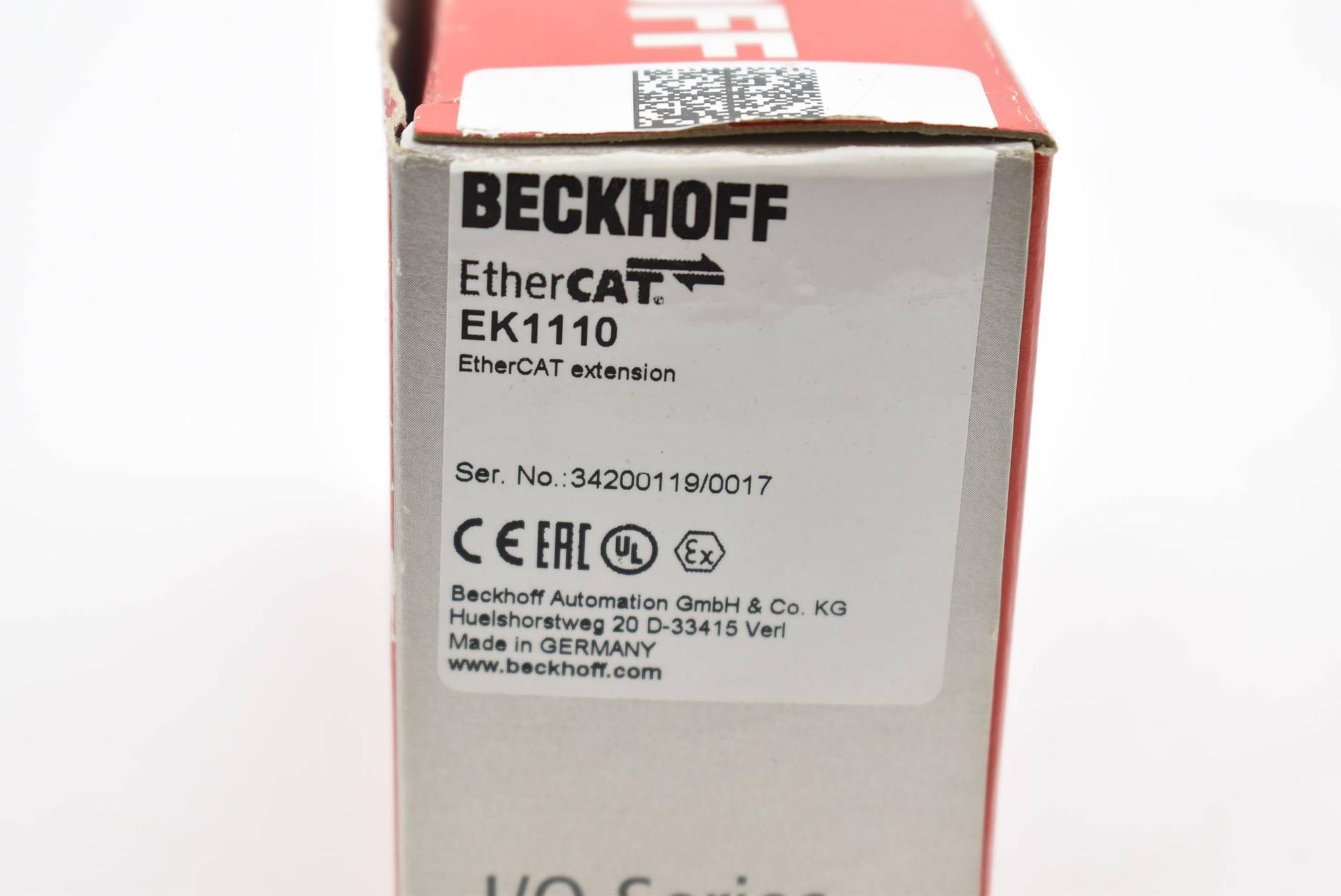 Produktfoto 3 von Beckhoff EtherCAT extension EK1110 ( EK 1110 )