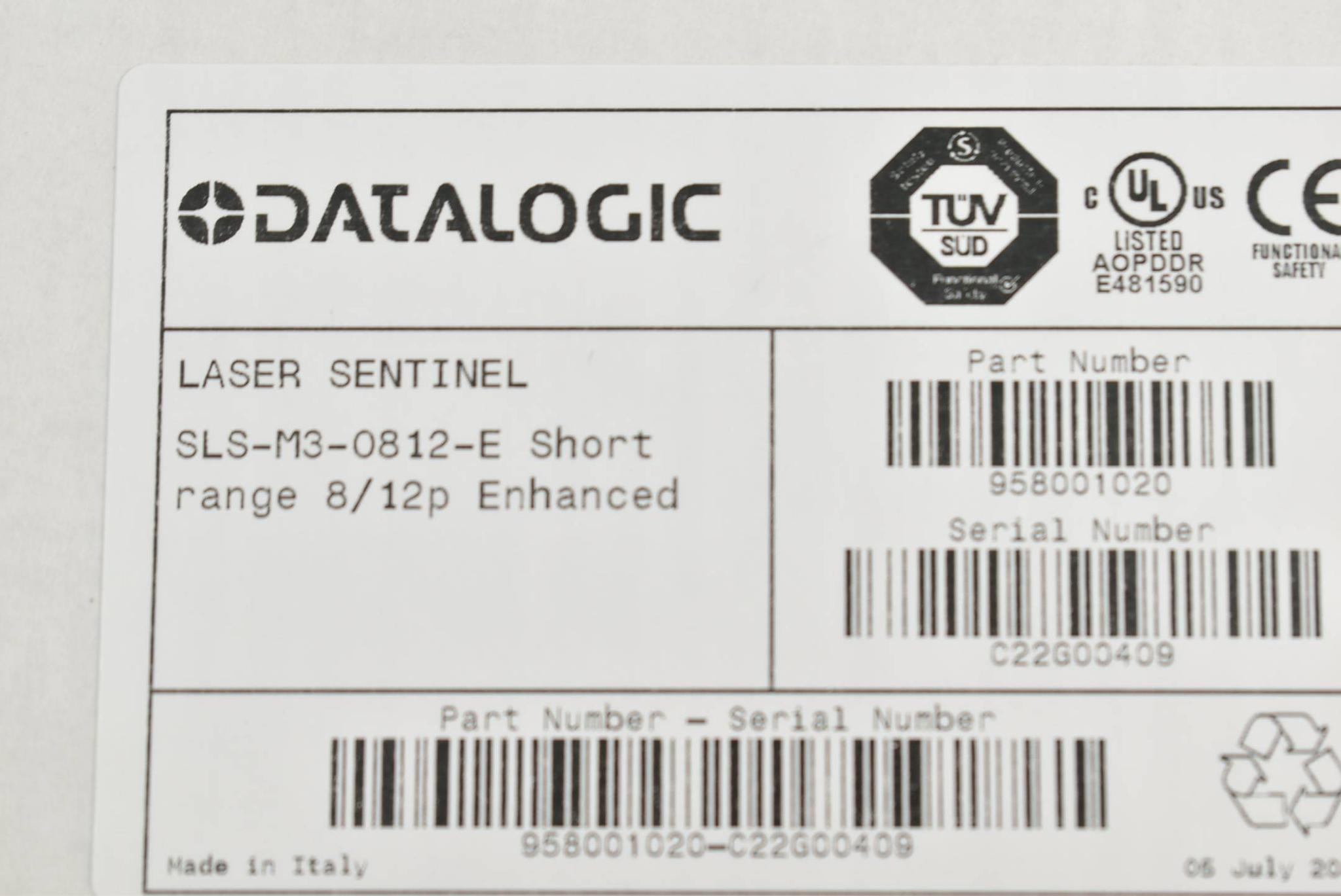 Produktfoto 1 von Datalogic Laser Sentinel SLS-M3-0812-E Short