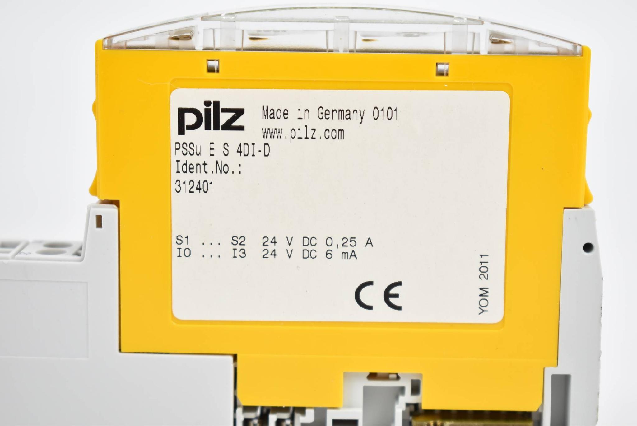 Produktfoto 3 von Pilz Elektronikmodul PSSu E S 4DI-D inkl. PSSu BP-C1 1/12 C ( 312401 )