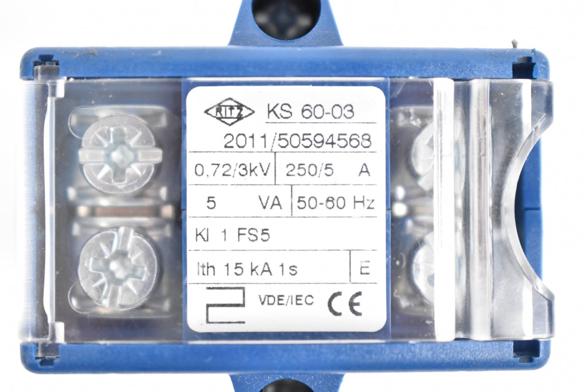 Produktfoto 1 von Ritz Stromwandler KS 60-03 ( KS60-03 )