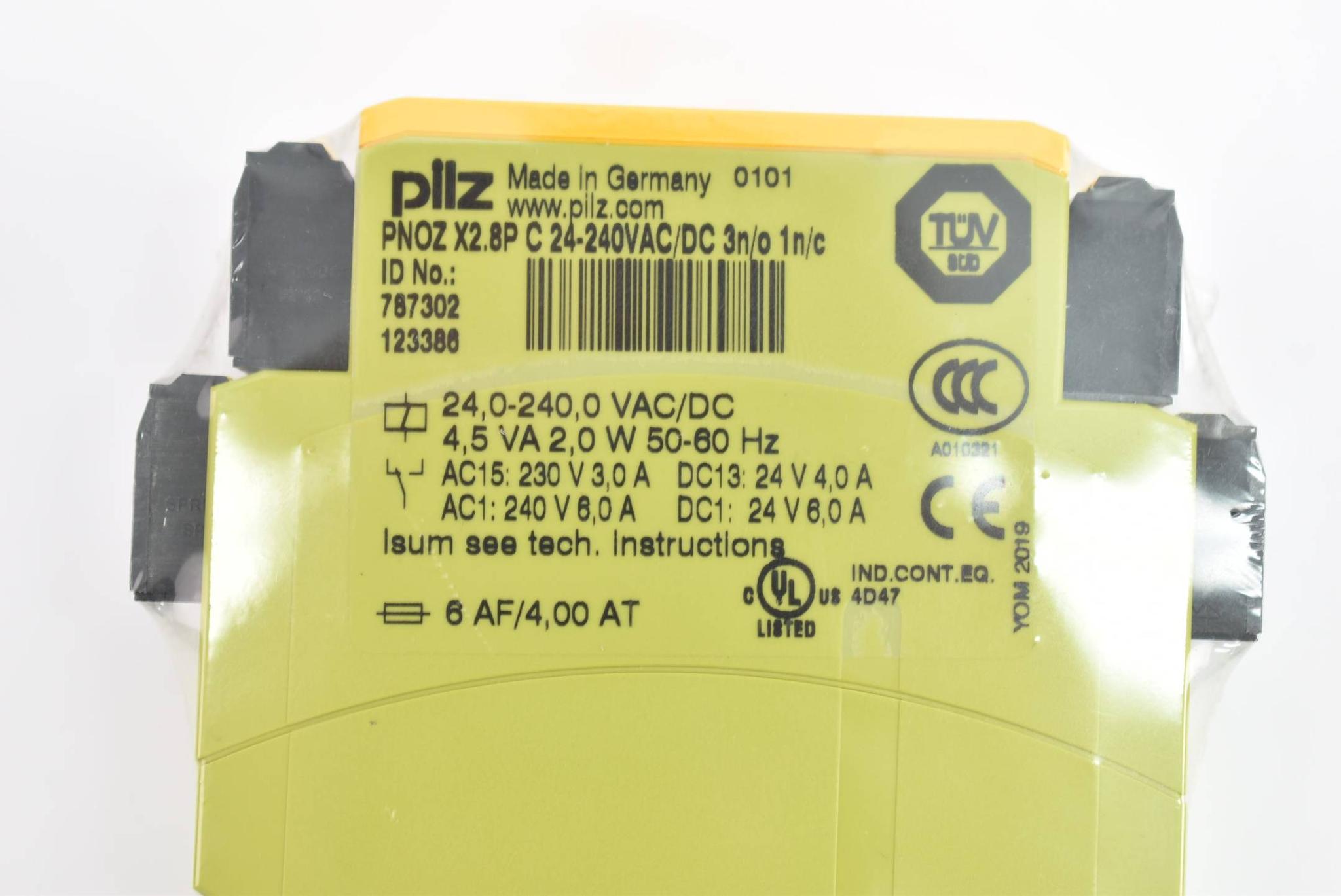 Produktfoto 2 von Pilz Sicherheitsschaltgerät PNOZ X2.8P C 24-240VAC/DC 3n/o 1n/c ( 787302 )