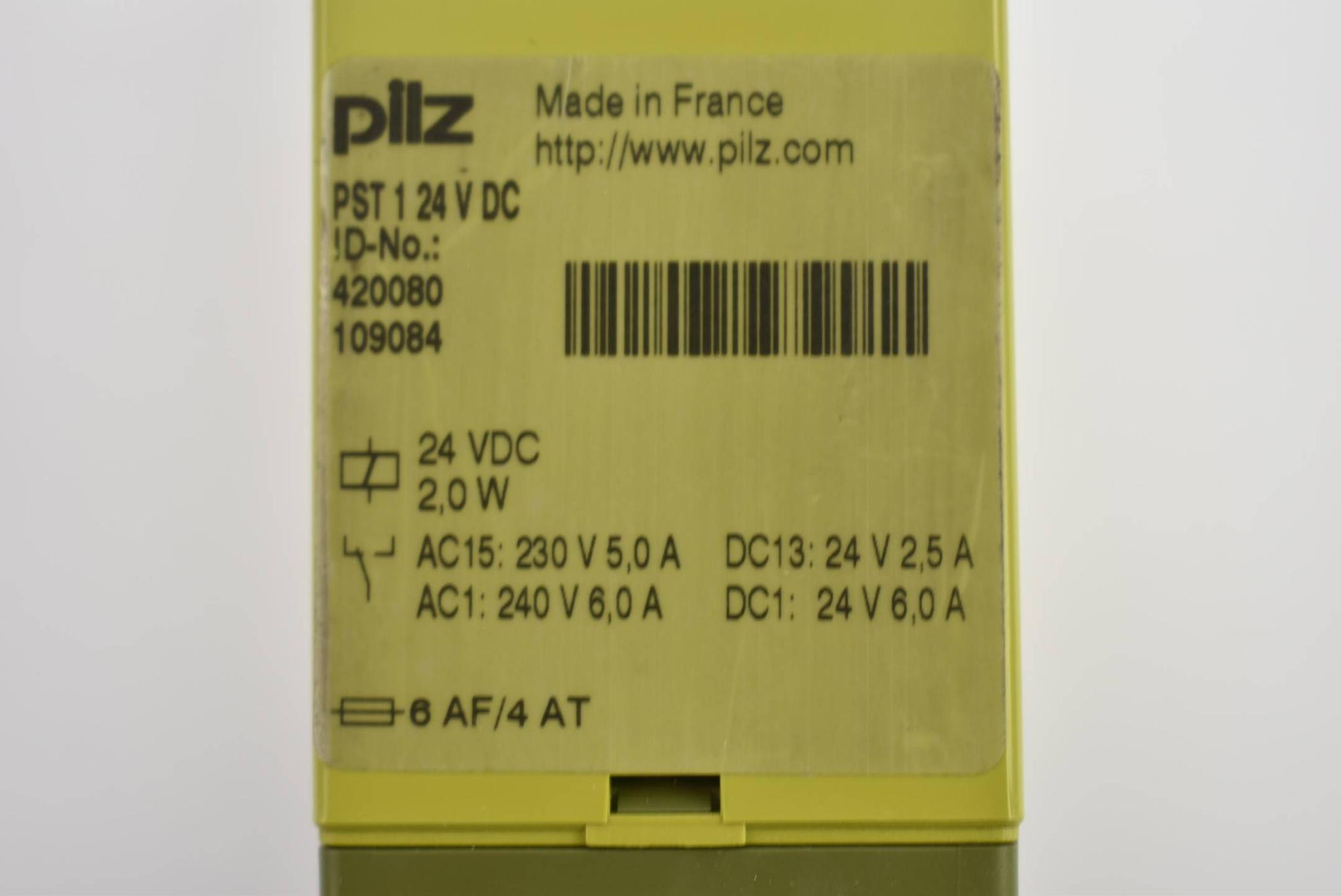 Produktfoto 1 von Pilz Sicherheitsrelais PST1 24VDC 2S ( 420080 )