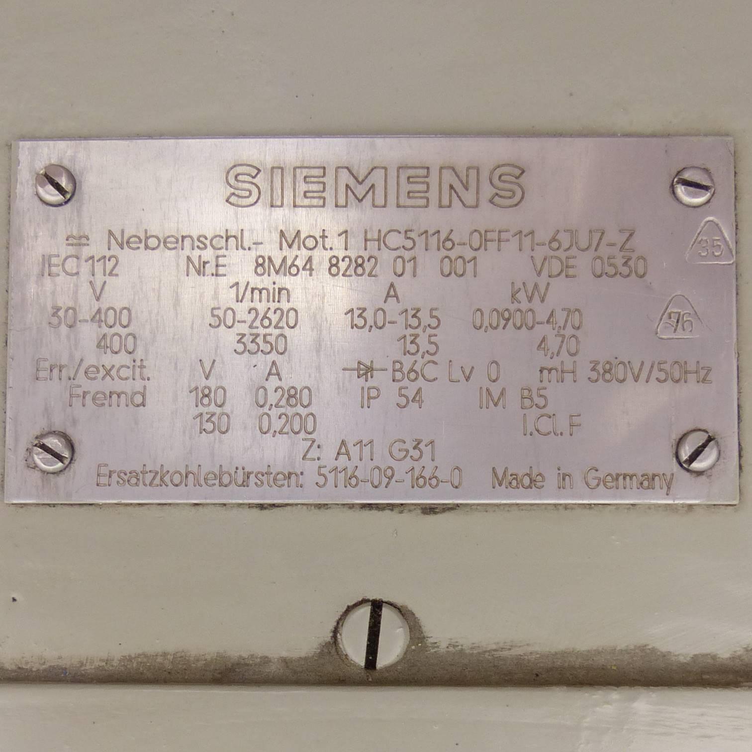 Produktfoto 2 von SIEMENS Nebenschluss Motor