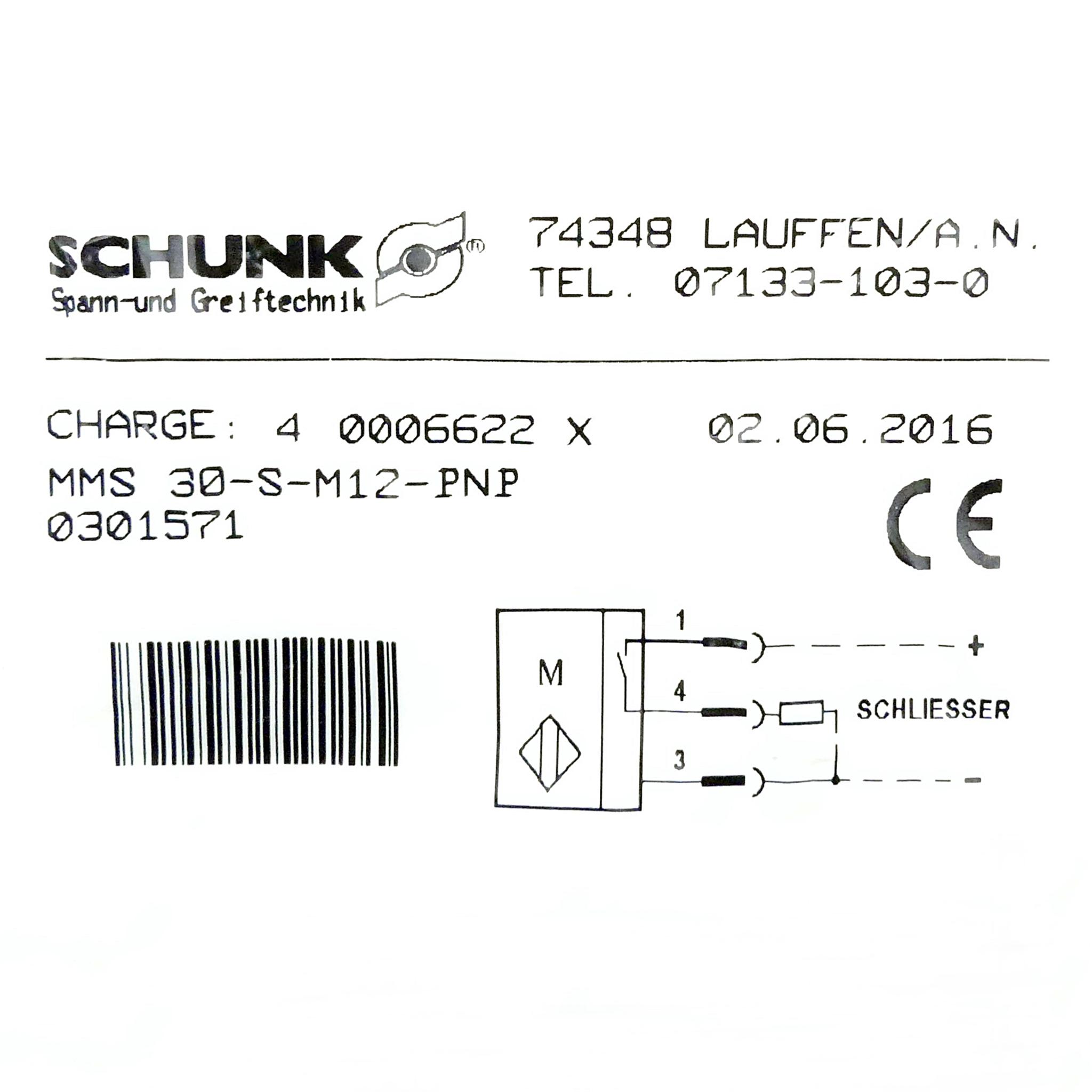 Produktfoto 2 von SCHUNK Magnetschalter MMS 30-S-M12-PNP