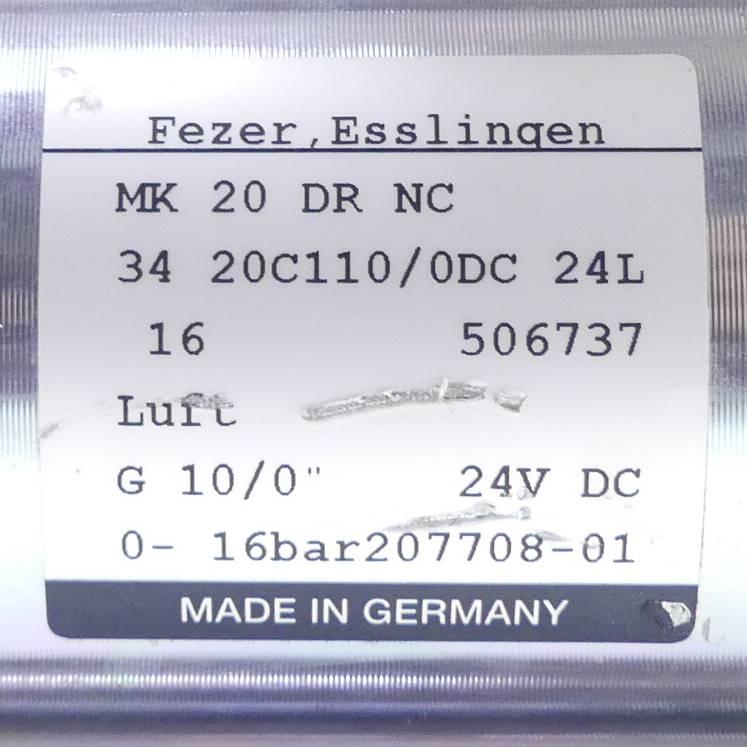 Produktfoto 2 von FEZER 3/2 Wegeventil MK 20 DR NC