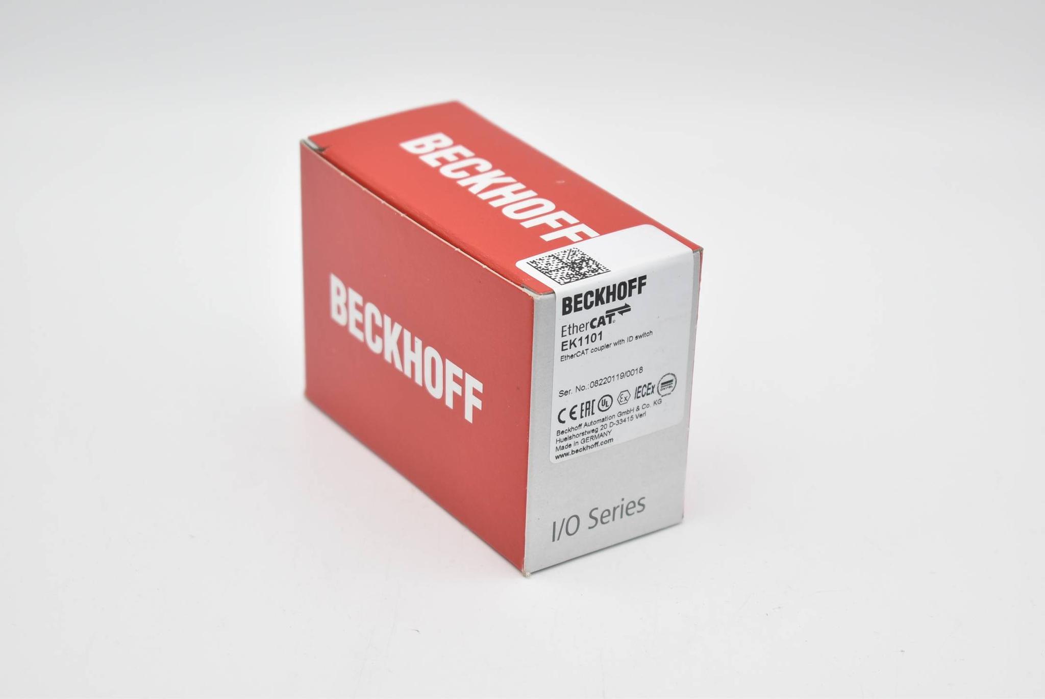 Produktfoto 1 von Beckhoff EtherCAT-Koppler mit ID-Switch EK1101 ( EK 1101 )