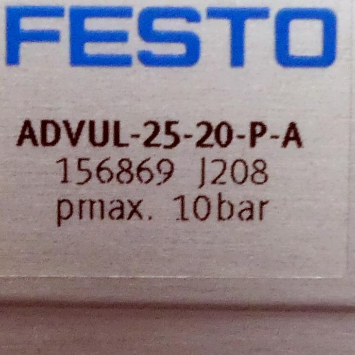 Produktfoto 2 von FESTO Kompaktzylinder ADVUL-25-20-P-A