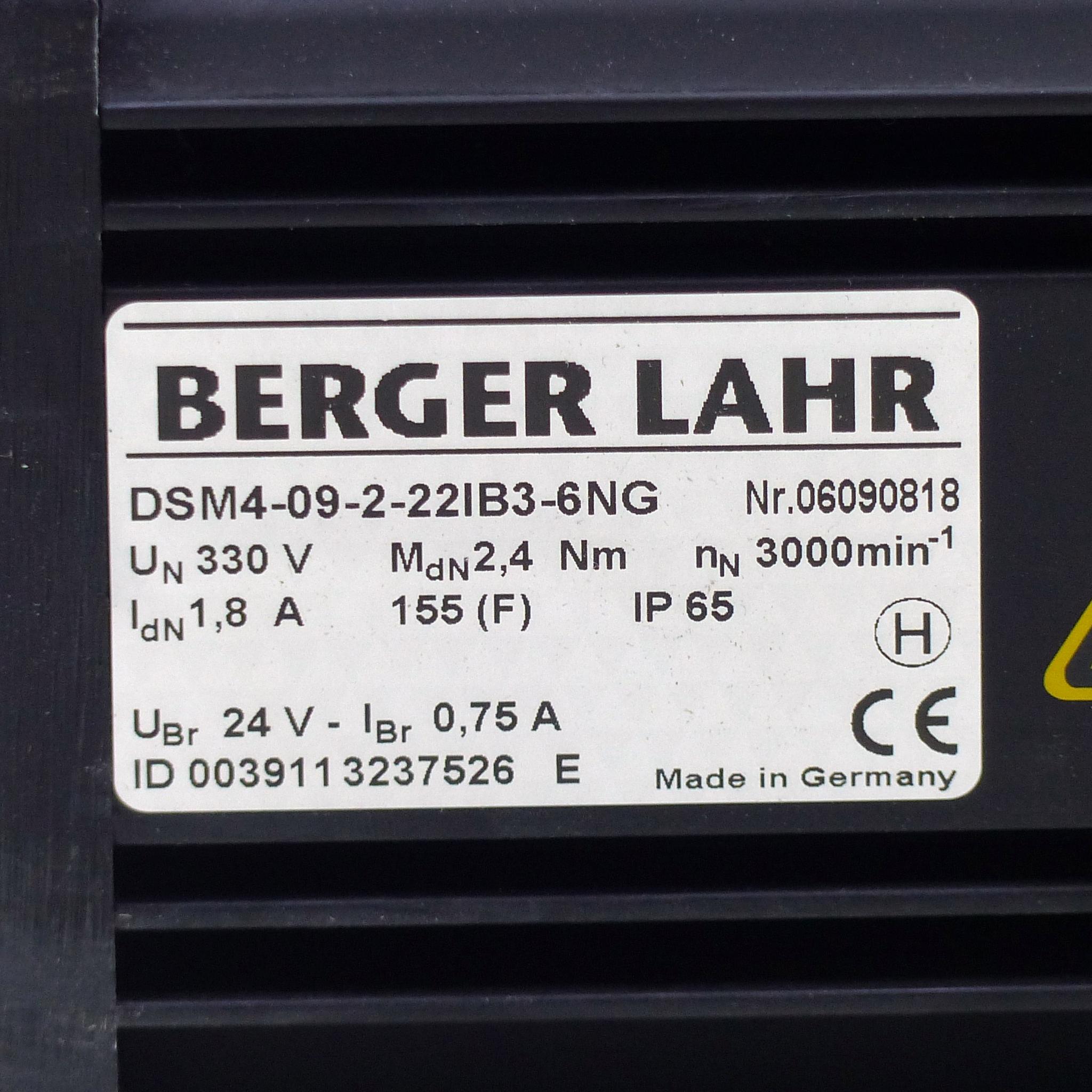 Produktfoto 2 von BERGER LAHR Servomotor